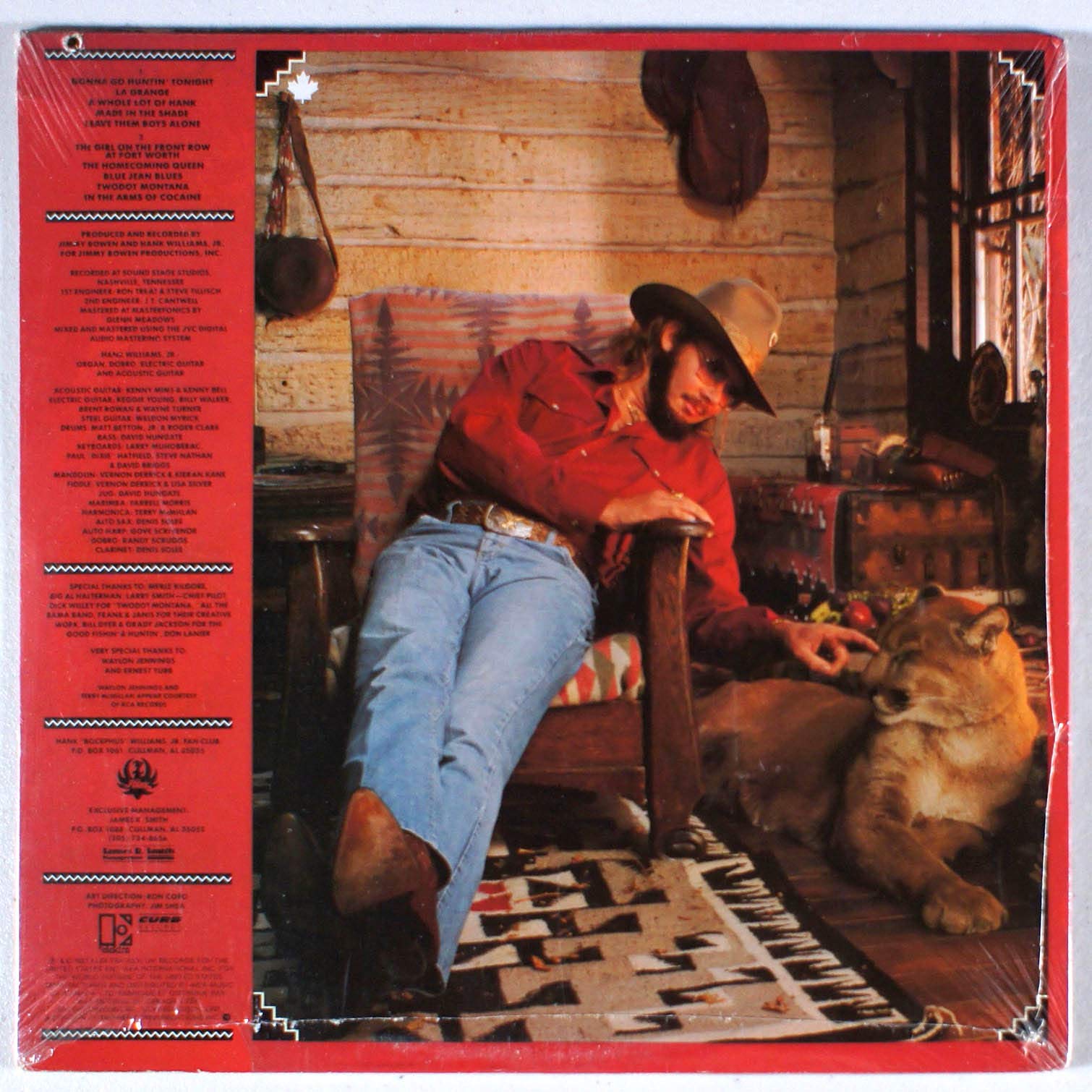 Hank Williams Jr. - Strong Stuff Vinyl Record LP Elektra 60223 | Country Music Collectible for Home Decor & Music Lovers