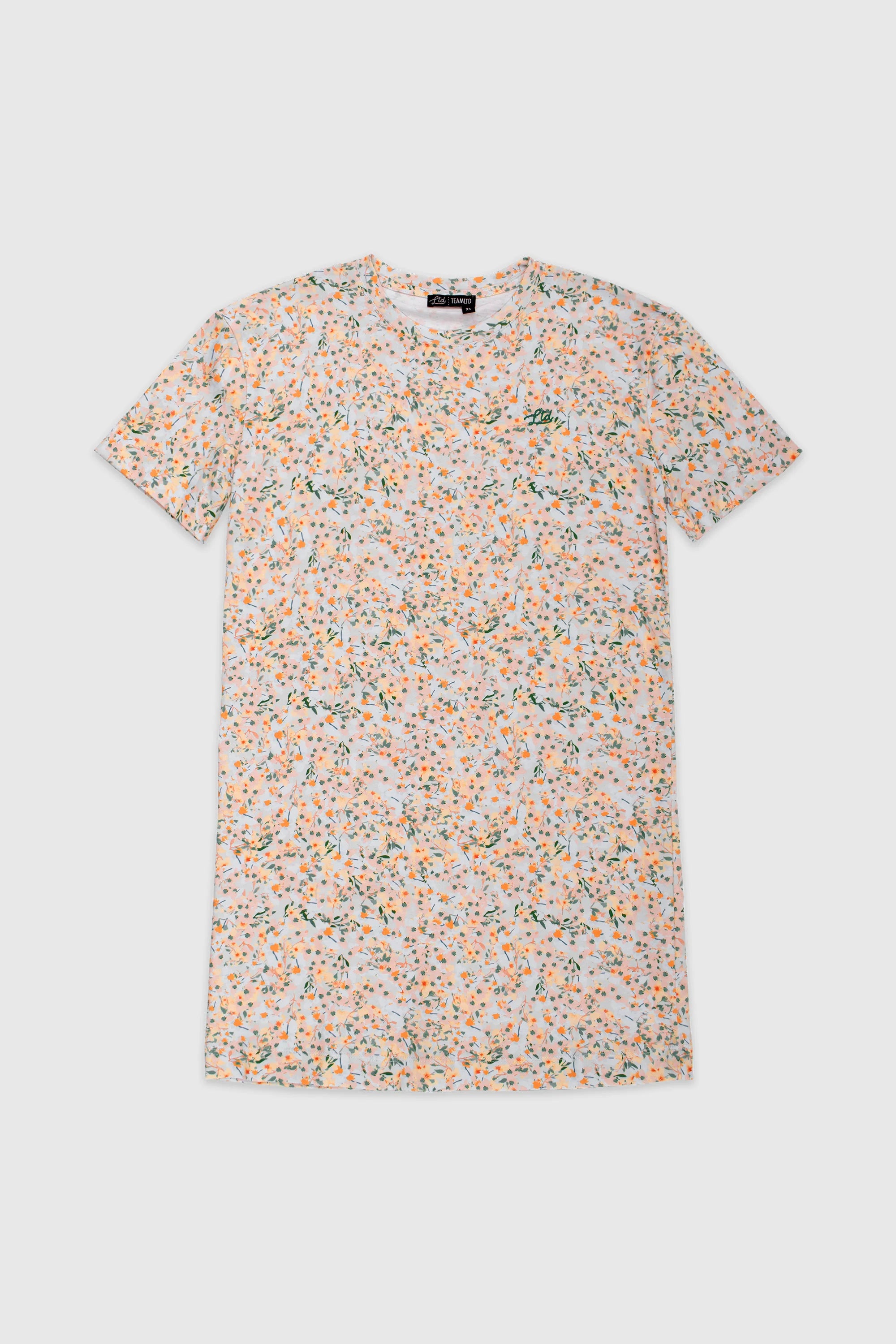 Women's Tee Dress with Speckle Print - Casual Summer T-Shirt Dress for Beach, Vacation & Everyday Wear