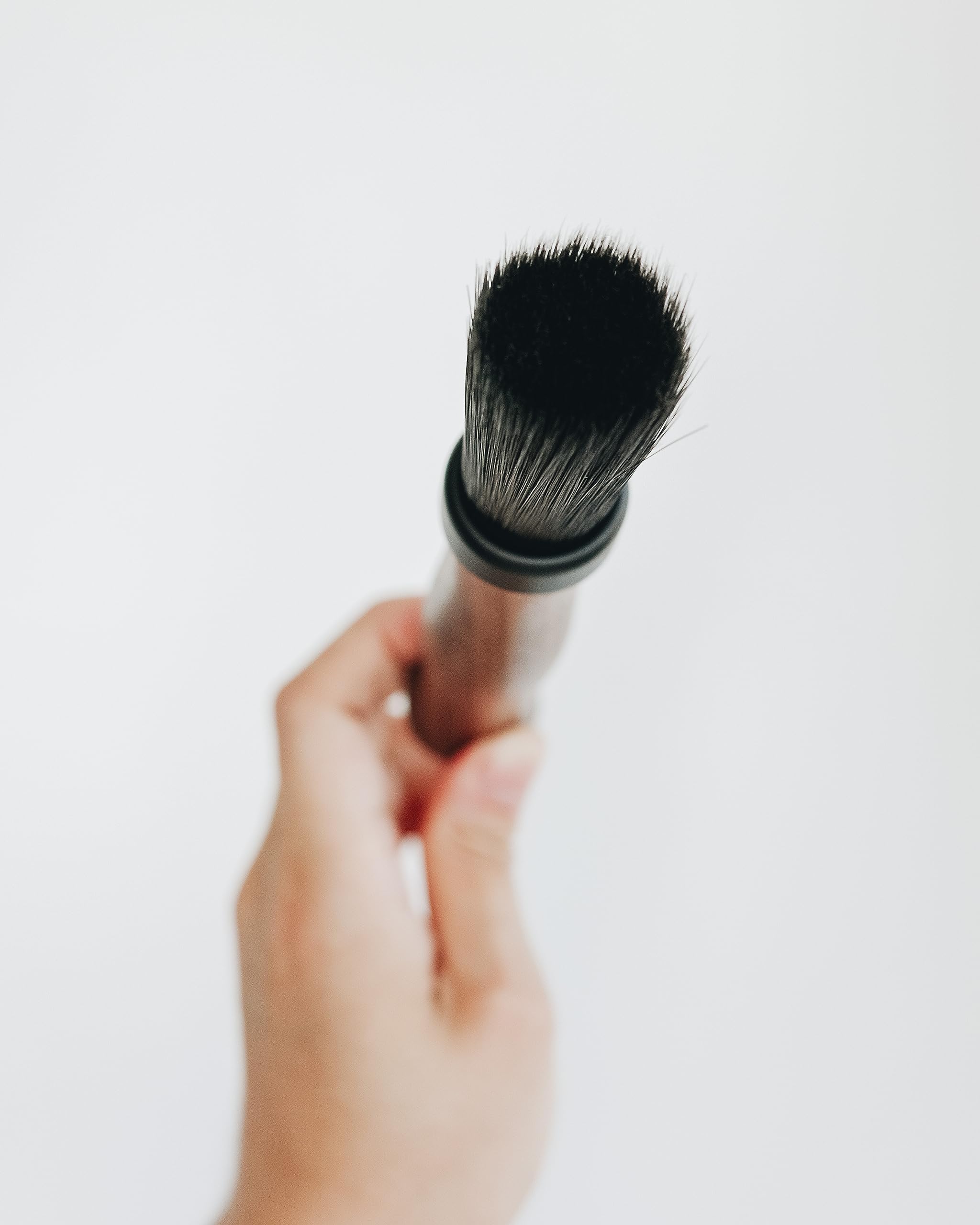 Normcore Barista Brush - Premium Coffee Cleaning Brush with Genuine American Walnut Wood Handle - Espresso Machine & Grinder Cleaning Tool - Perfect for Home Baristas & Coffee Shops