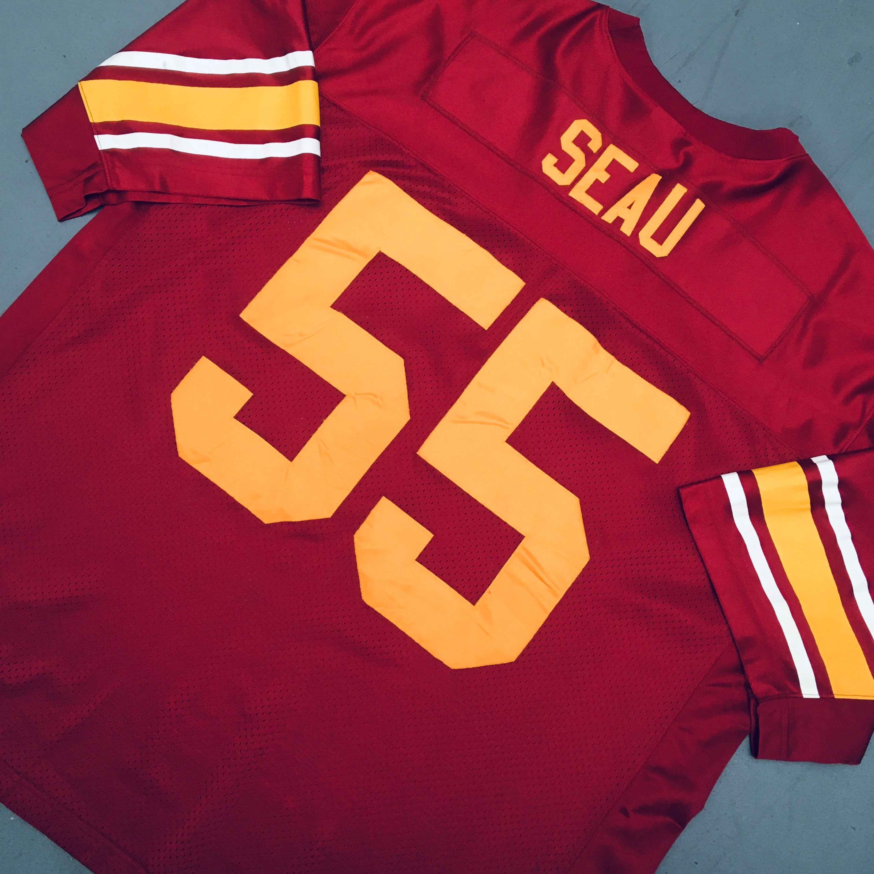 Junior Seau 1989 USC Trojans Stitched Nike Throwback Jersey - XXL | Vintage Football Jersey for Game Day & Fan Collection