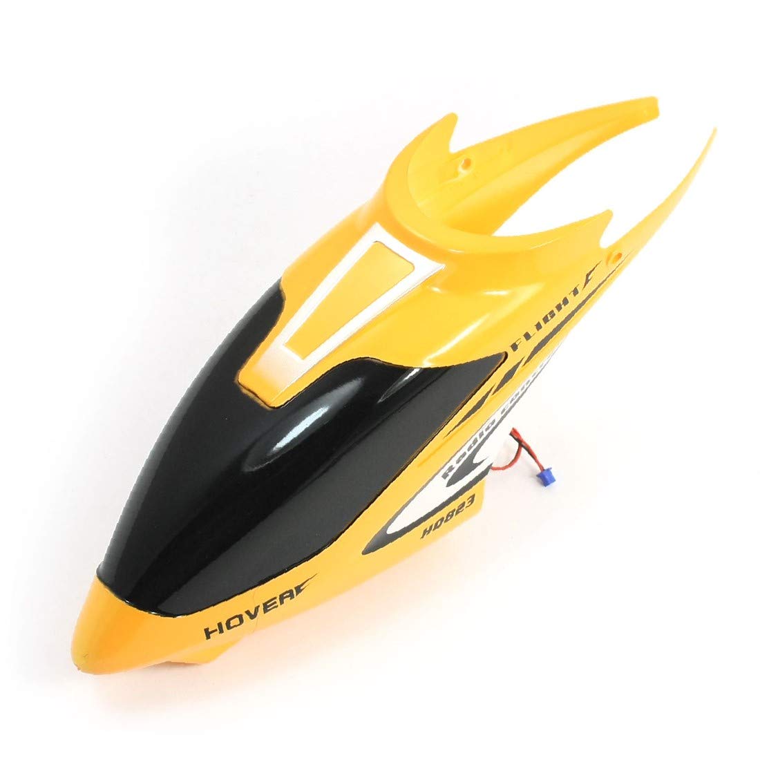 X-DREE RC Helicopter 823A Replacement Plastic Canopy Head Cover - Yellow - Compatible with Remote Control Toy Helicopters - Perfect for Repair & DIY Drone Accessories