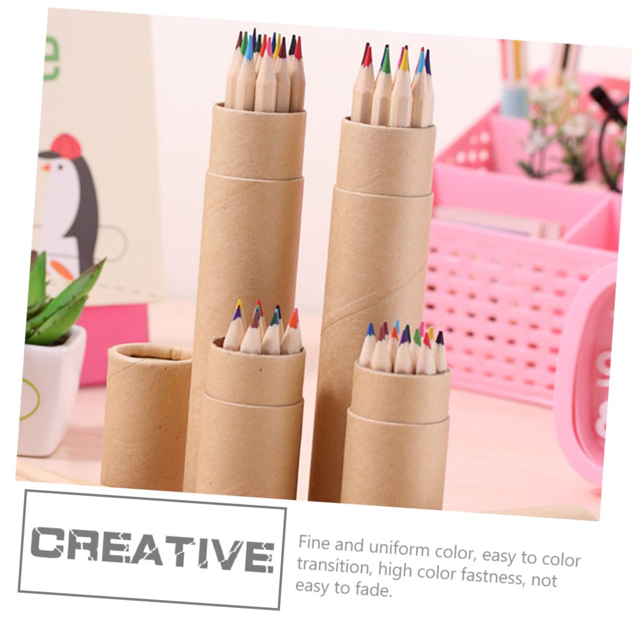COHEALI 120-Piece Professional Colored Pencils Set - Hexagonal Wooden Art Pencils for Kids, Artists & Home Use - Perfect for Drawing, Sketching & Coloring Books