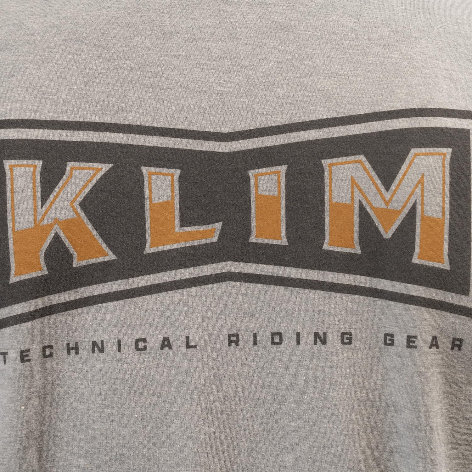 KLIM Men's Pinned Tri-Blend Short Sleeve T-Shirt - Soft Breathable Cotton Blend Tee for Casual Wear, Gym & Everyday Comfort