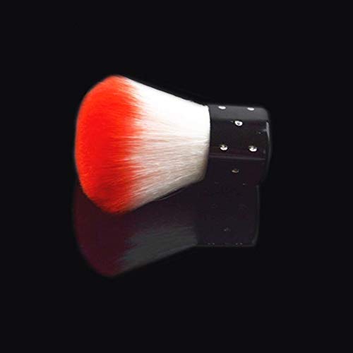 Colorful Nail Brushes for Cleaning & Nail Art - Professional Gel Polish & Rhinestone Cleaner Tools (Red) | Perfect for Salon, Home Manicures & DIY Nail Designs
