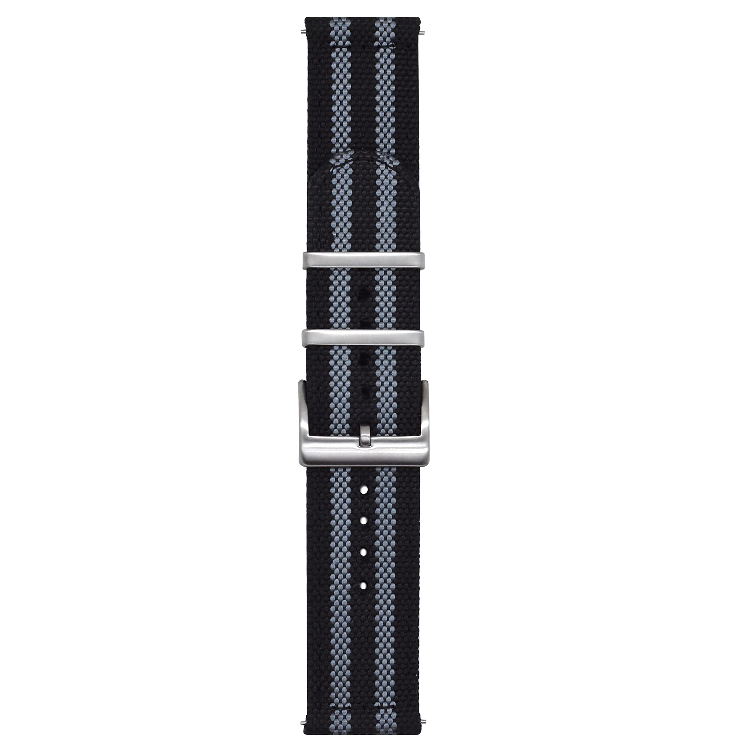 Durable Military Nylon Watch Band - 22mm & 24mm Canvas Style Strap for Garmin, Suunto & Smartwatches - Perfect for Outdoor, Hiking & Adventure Activities