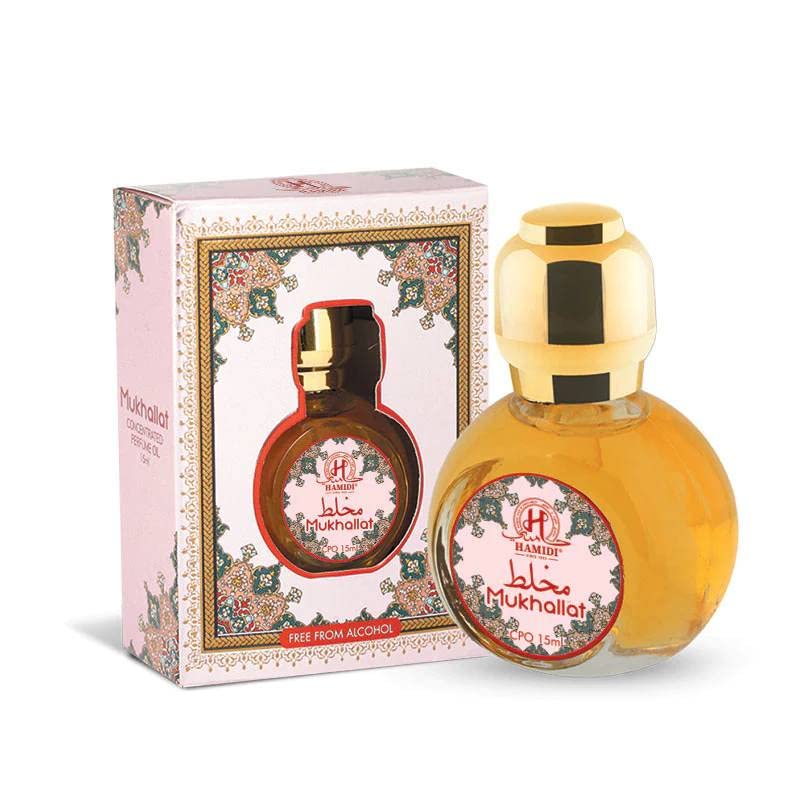 Hamidi Mukhallat CPO 15ml Attar Perfume Oil for Men & Women - Alcohol-Free Arabic Fragrance with Long-Lasting Scent | Perfect for Daily Wear, Special Occasions & Gift Giving