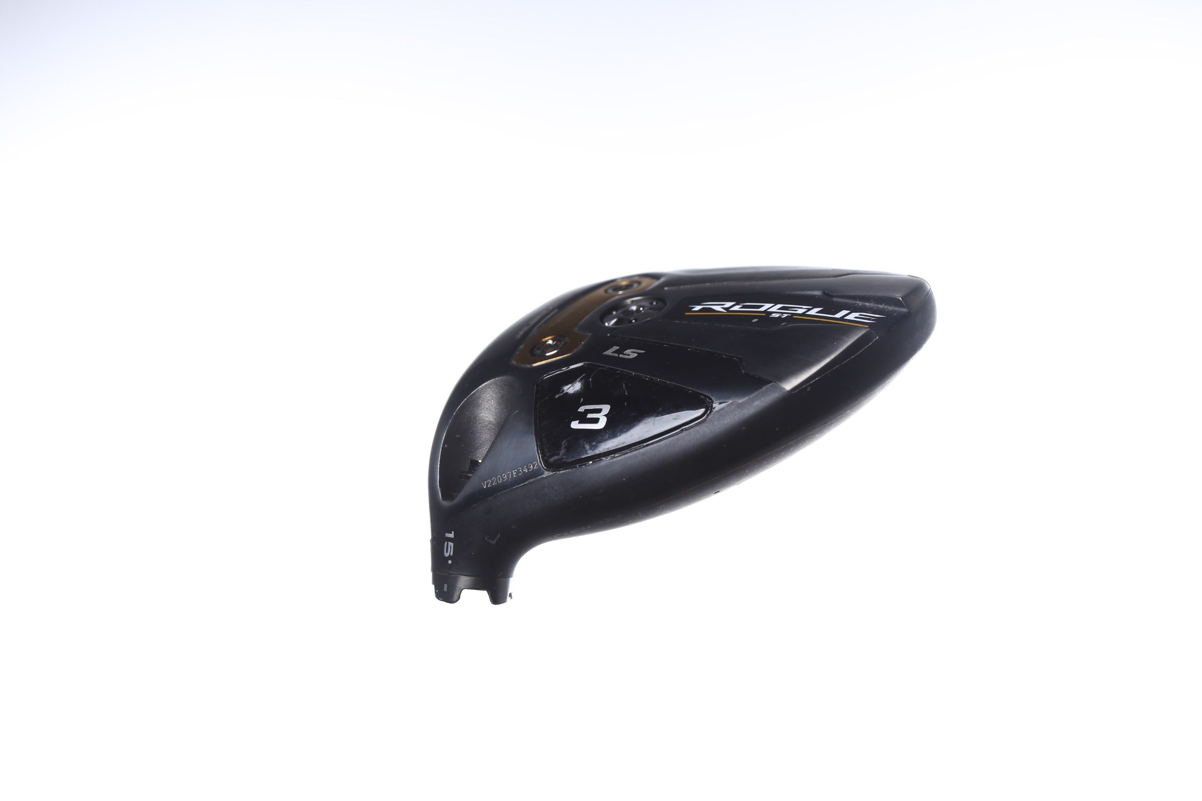 Used Callaway Rogue ST LS Fairway Wood 15° Left Handed Golf Club Head Only - Perfect for Left-Handed Golfers Seeking Distance & Accuracy on the Course