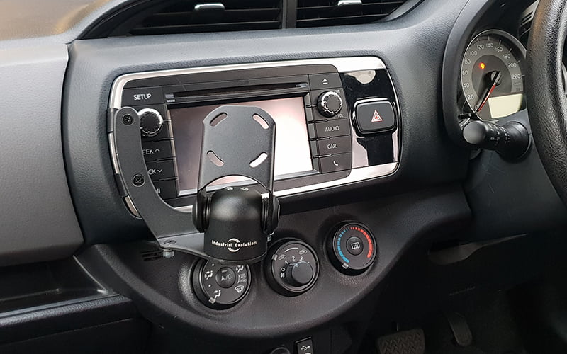Industrial Evolution InDash Mount for Toyota Yaris (2015-2019) - Secure Phone Holder for Car Dashboard - Perfect for GPS Navigation & Hands-Free Driving