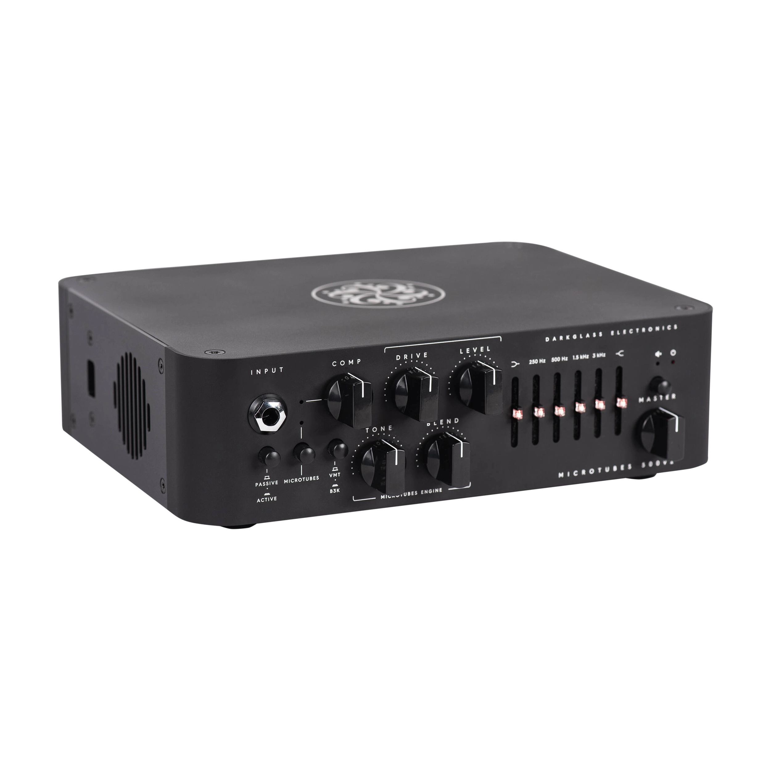 Darkglass Microtubes 500 v2 500W Bass Amplifier Head - Professional Bass Guitar Amp for Live Performances & Studio Recording