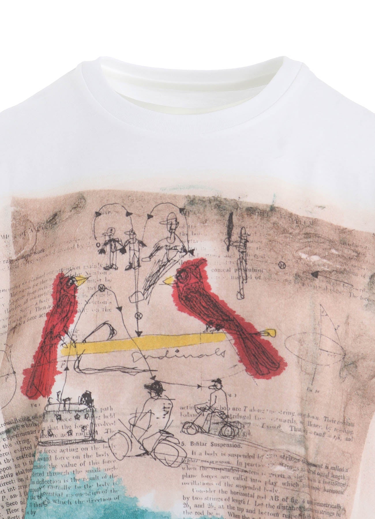 Soft Cotton Jersey Bird Print T-Shirt for Women - Casual Comfort Tee for Everyday Wear, Outings & Relaxation