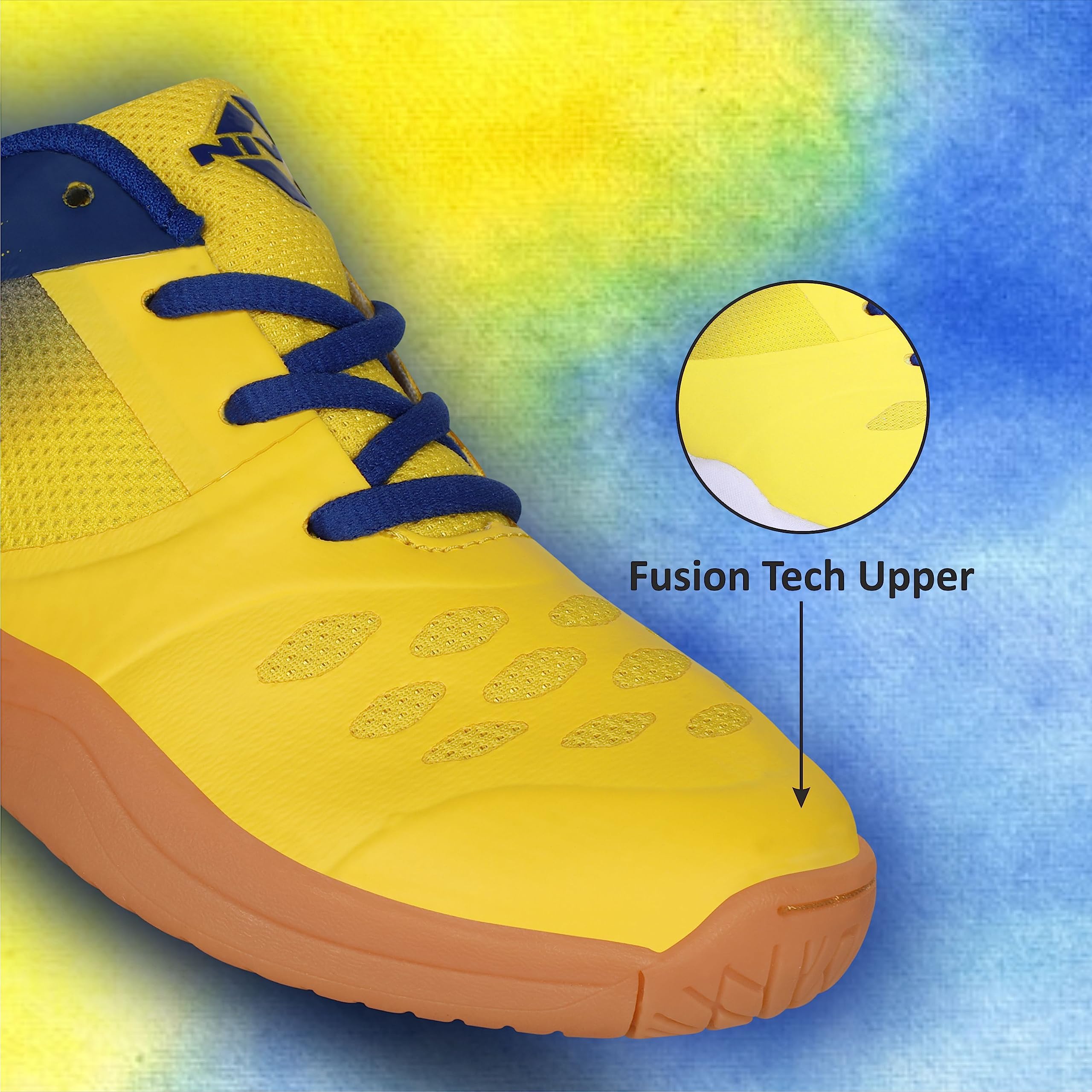 Nivia HY-Energy Men's Badminton Shoes - Lightweight Comfortable Sports Shoes for Indoor Court Play & Training