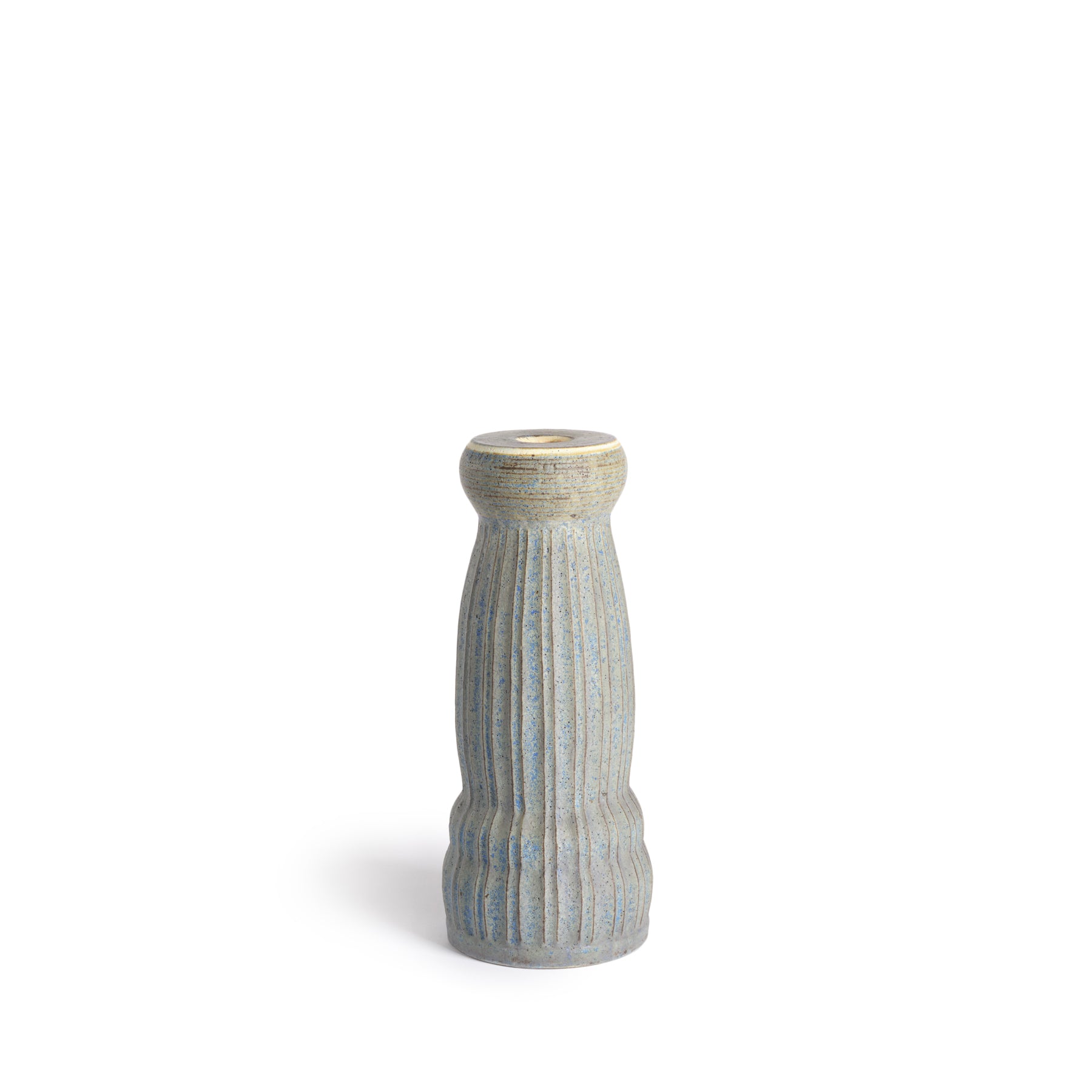 28 oz Indigo Blue Glass Column Vase - Elegant Home Decor for Centerpieces, Wedding, and Dining Table Display
