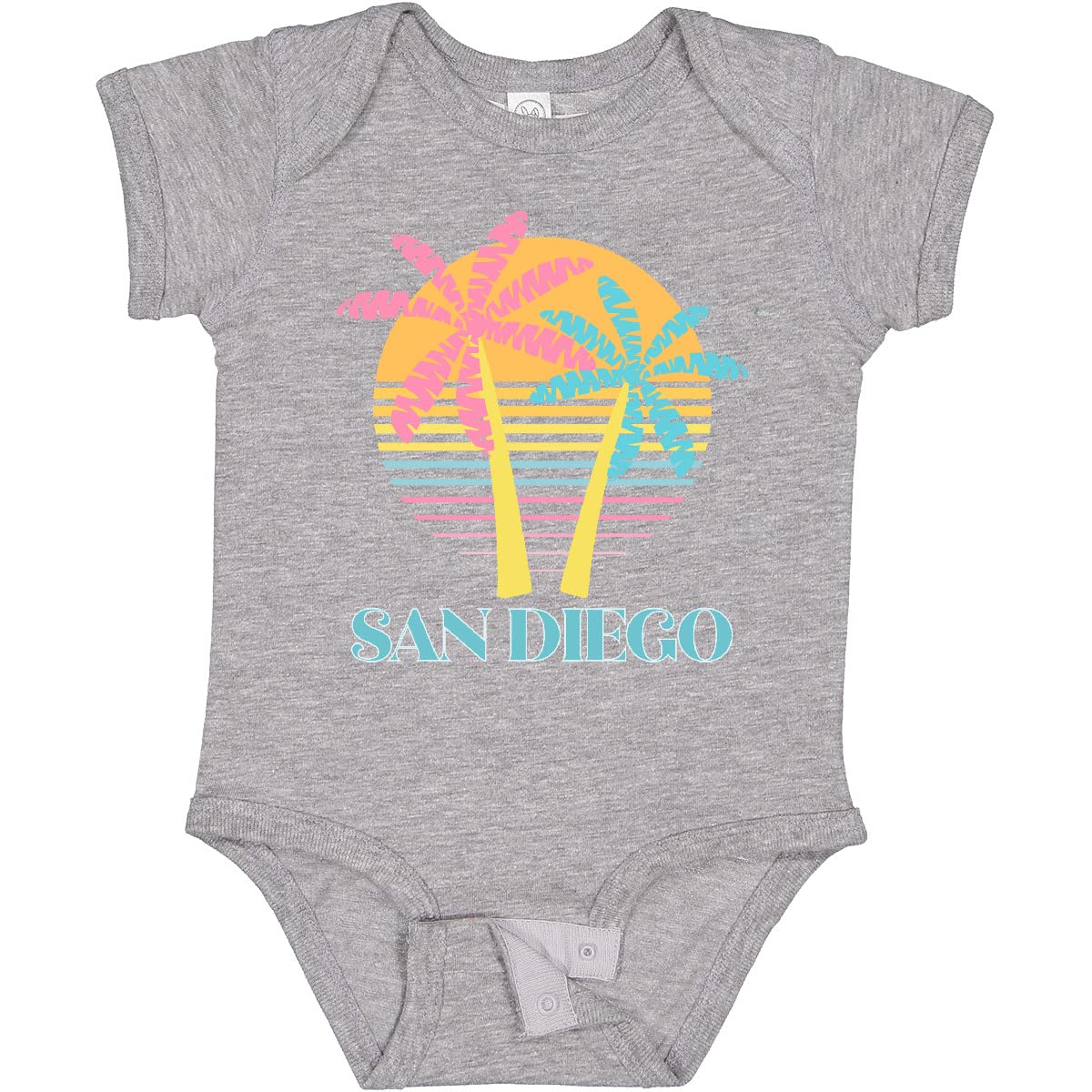 Inktastic San Diego California Beach Vacation Baby Bodysuit - Cute Summer Outfit for Boys & Girls - Perfect for Beach Trips, Family Photos & Vacation Souvenirs
