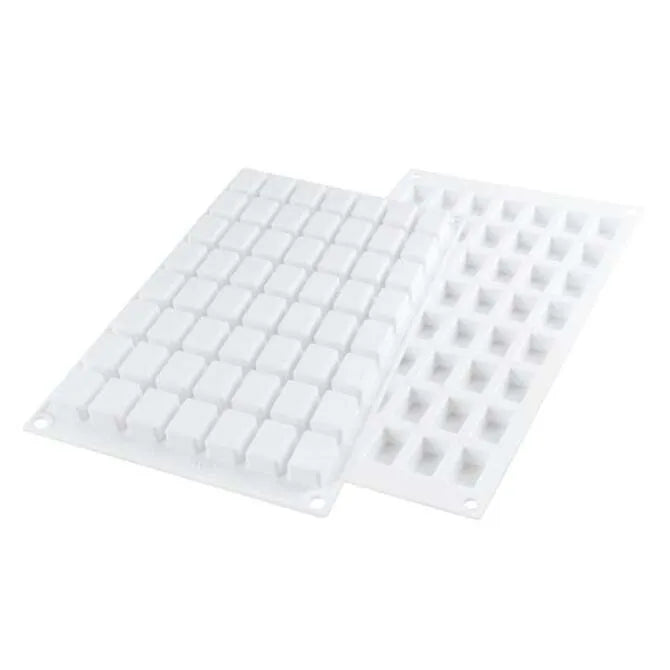 Micro Flex Rectangle 5 Silicone Mold - 56 Cavity Baking Molds for Chocolate, Candy, Soap & Resin Crafts - Perfect for DIY Desserts and Home Decor