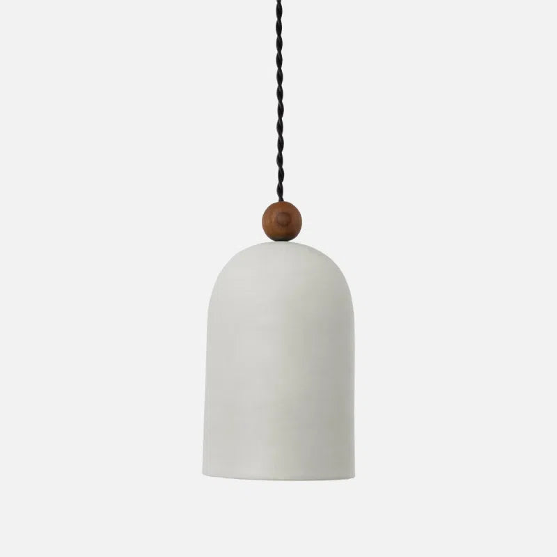 Elegant Walnut Pendant Light - Modern Handcrafted Wooden Ceiling Lamp for Dining Room, Kitchen Island & Bedroom Lighting