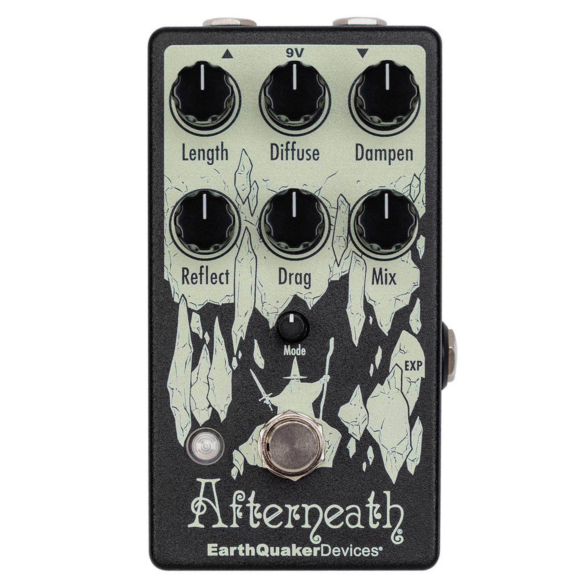 Earthquaker Devices Afterneath V3 Reverb Pedal - Otherworldly Echo Effects for Guitar & Bass - Perfect for Ambient, Shoegaze & Experimental Music