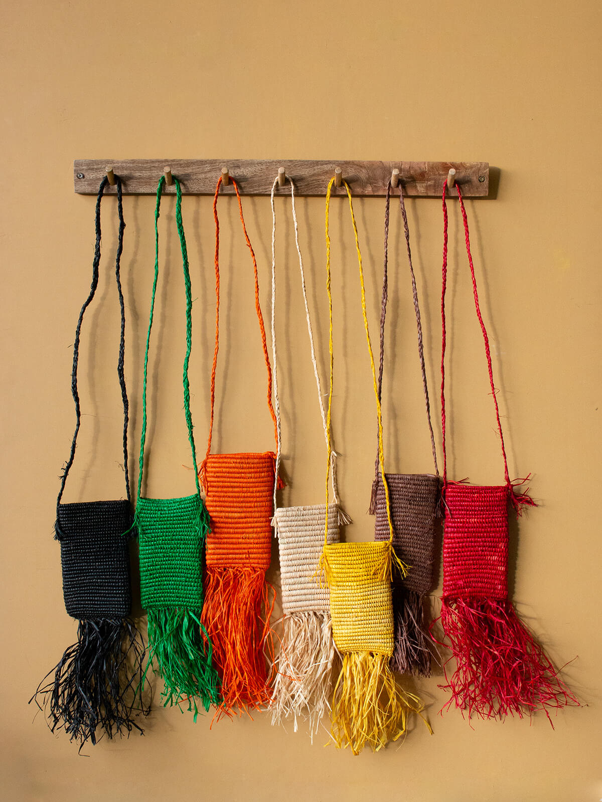 Raffia Tassel Handbag - Small Woven Straw Crossbody Purse for Women | Beach Vacation, Summer Outings & Boho Fashion Accessory