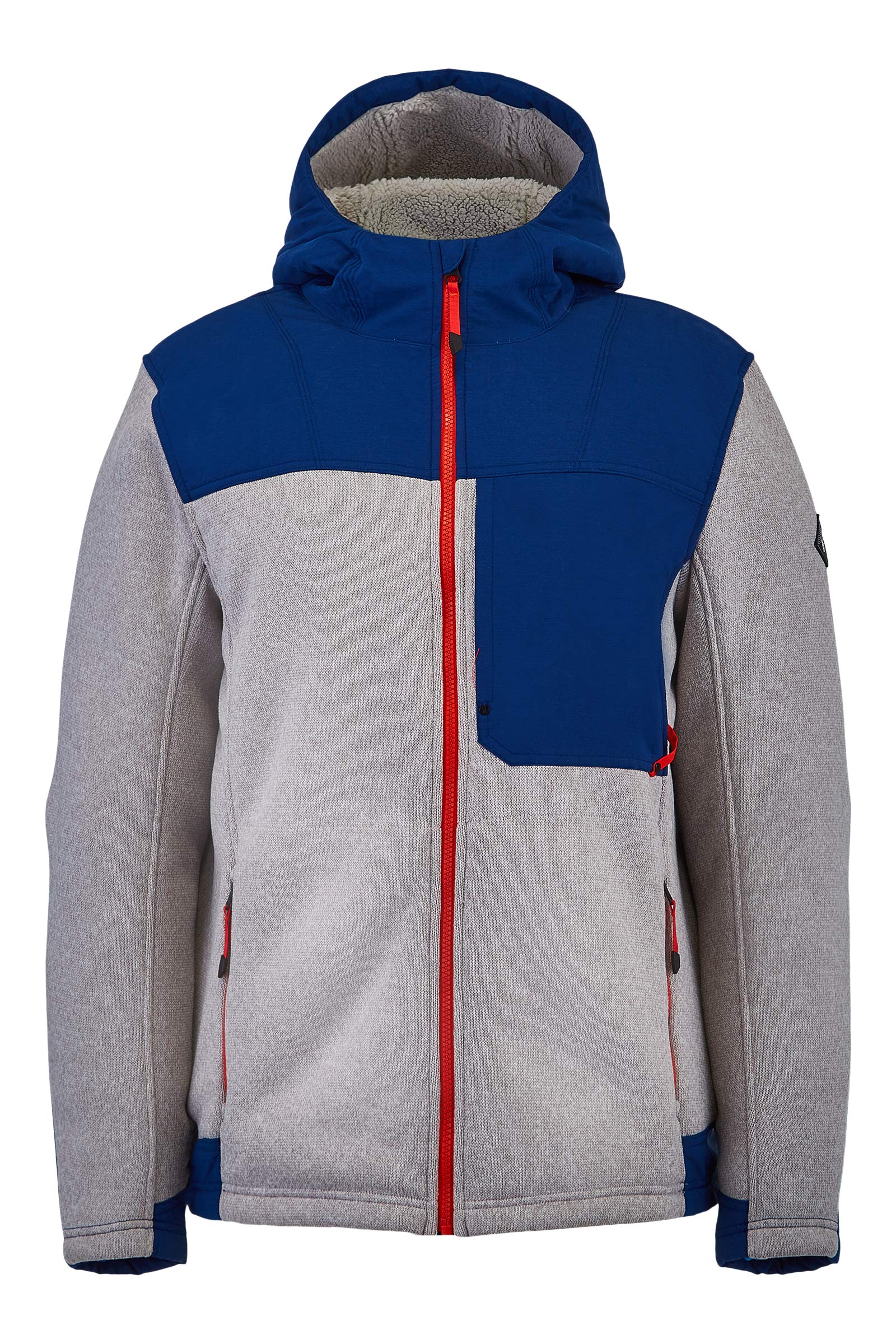 Spyder Men's Alps Full Zip Hoodie - Lightweight Fleece Jacket for Outdoor Activities, Hiking & Casual Wear - Water-Resistant & Breathable