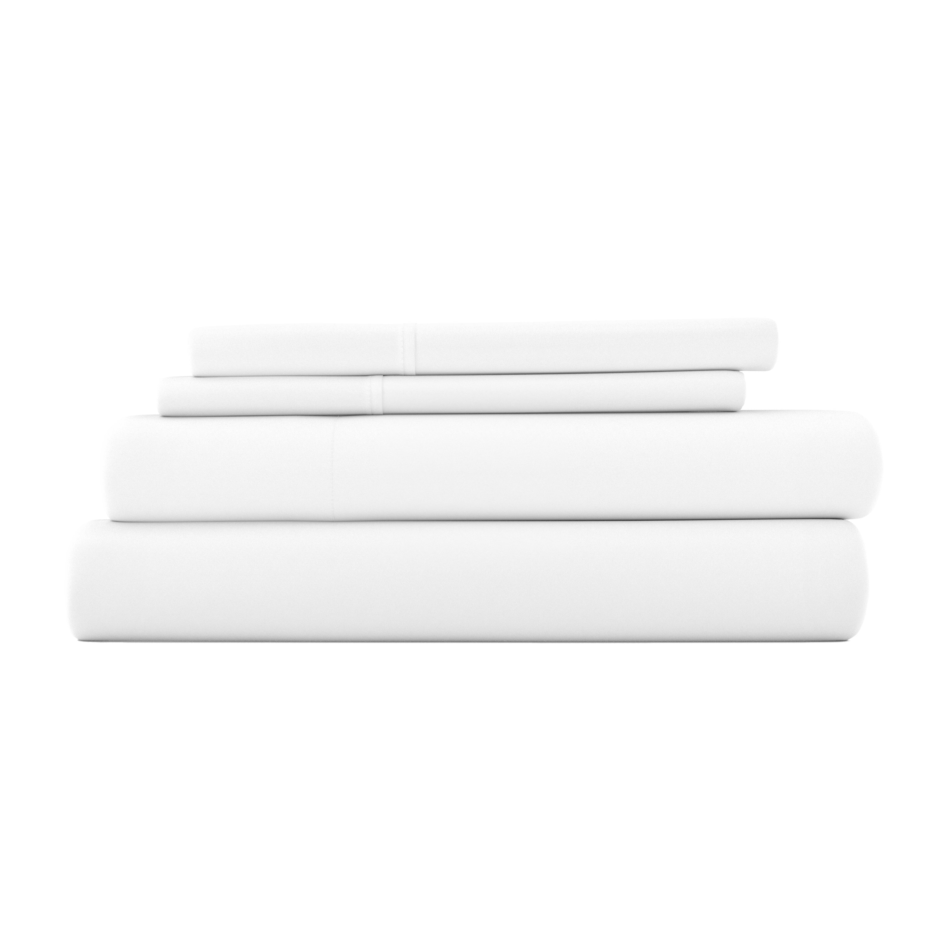 Premium 4-Piece Essential Sheet Set - Soft & Breathable Bed Sheets for Ultimate Comfort - Perfect for Bedroom, Guest Room, or Dorm