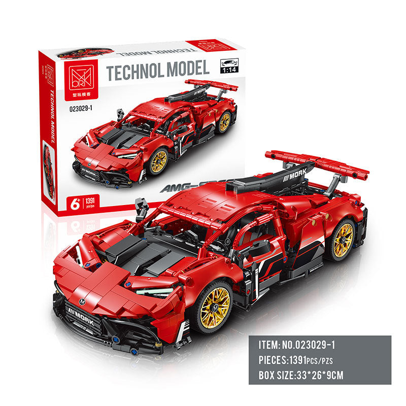 1391PCS XMORK 023029 AMG Project One Building Blocks Set - Premium Model Car Kit for Adults & Teens - Perfect for Home Decoration, Gift Giving & Car Enthusiast Collections