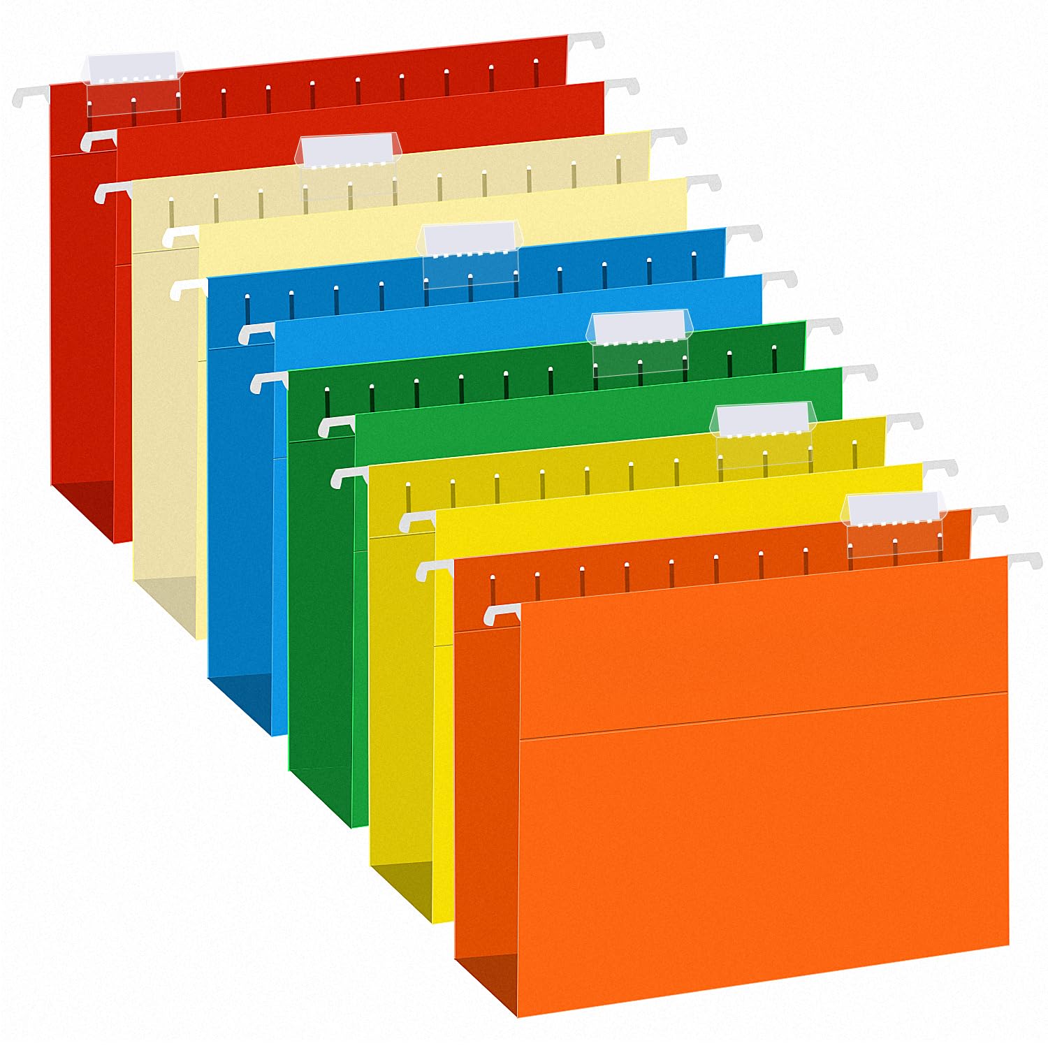 RAZCC 30-Pack Heavy Duty Hanging File Folders - Extra Capacity 3