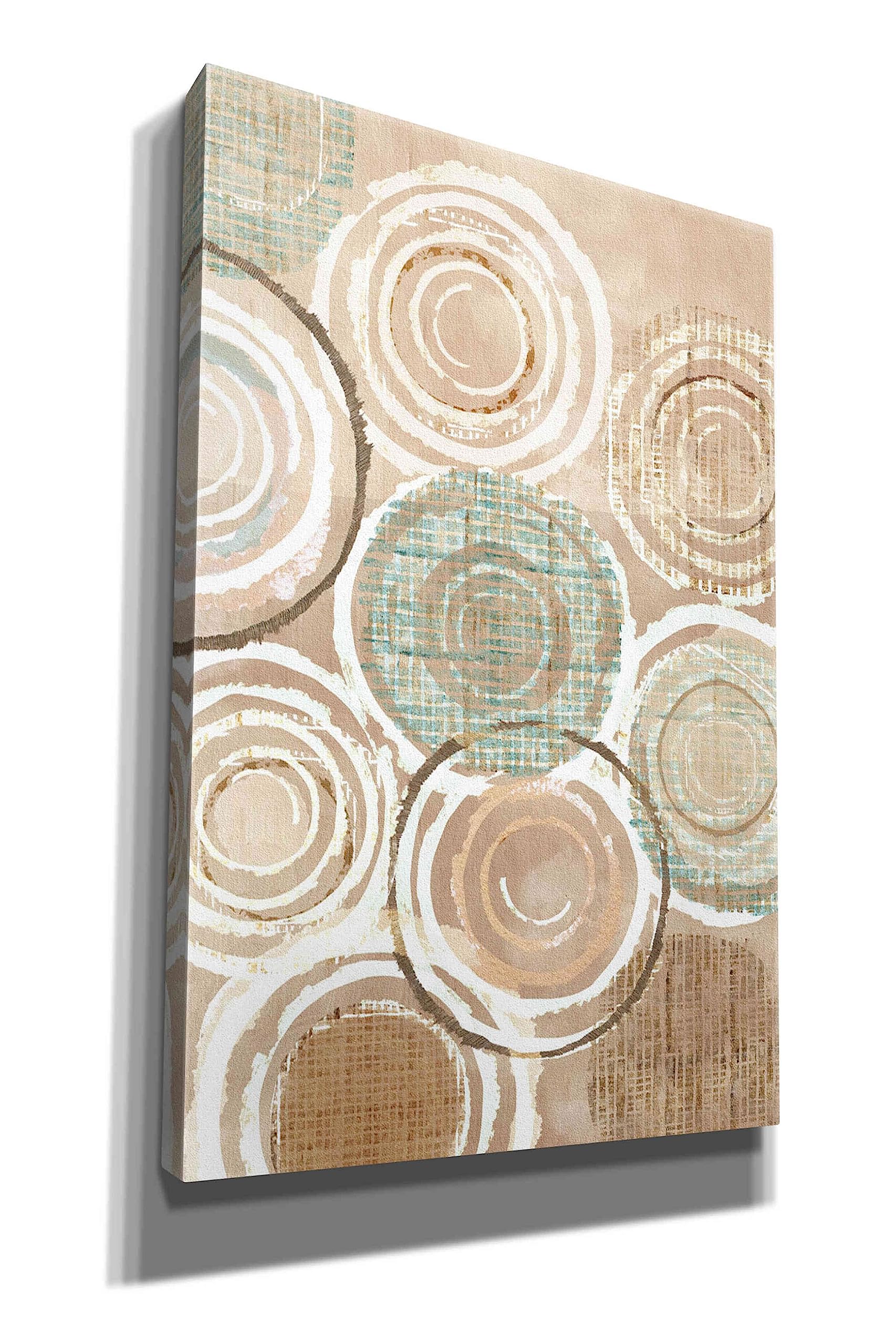Epic Graffiti 'Woven Baskets III' by Flora Kouta - 40x60 Inch Giclee Canvas Wall Art Print - Modern Abstract Home Decor for Living Room, Bedroom & Office
