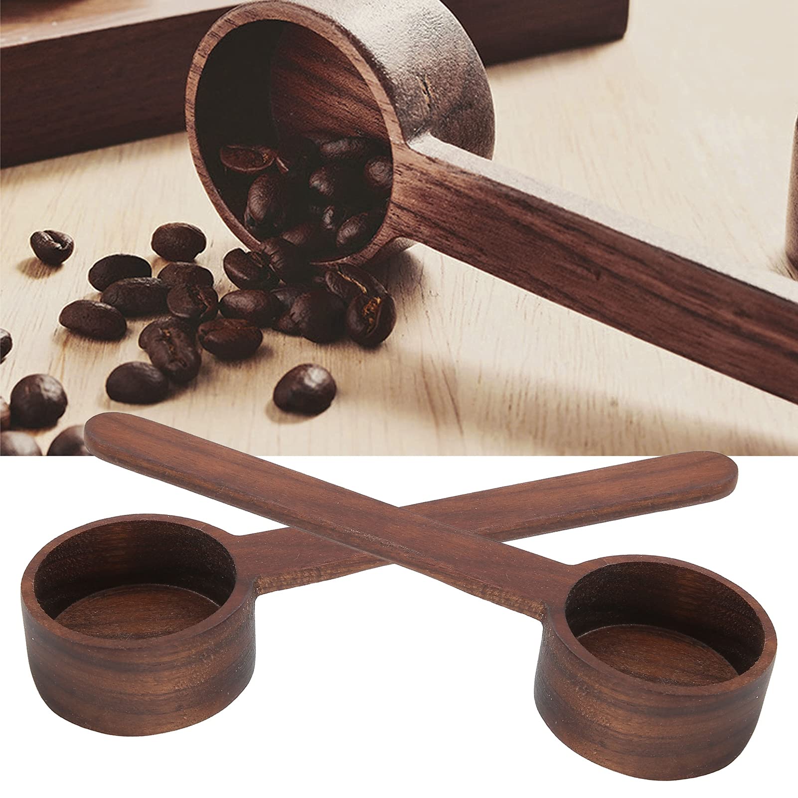 Stainless Steel Measuring Spoon Set - Small & Portable Coffee Scoop for Kitchen, Baking, Cooking - Perfect for Measuring Spices, Coffee, Sugar & More