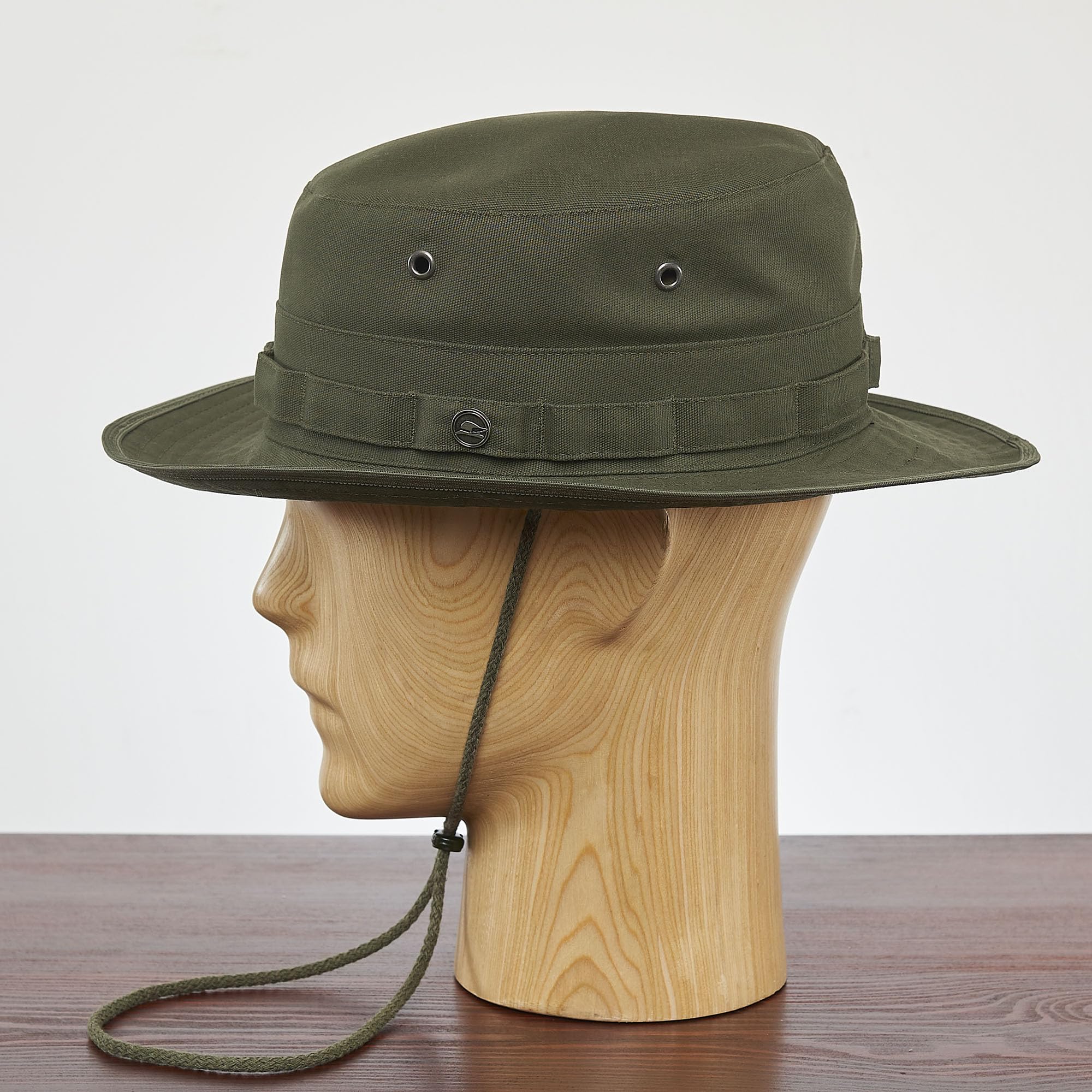 Sterkowski Afghan Safari Hat for Men & Women - 100% Cotton Breathable Sun Hat for Hiking, Travel & Outdoor Adventures | UV Protection Wide Brim Hat for Beach, Camping & Summer Activities