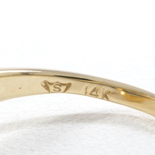 14K Yellow Gold Pearl Ring for Women - 17.5mm Genuine Cultured Pearl, Dainty Gold Band, Elegant Jewelry Gift for Her - Perfect for Weddings, Anniversaries & Special Occasions