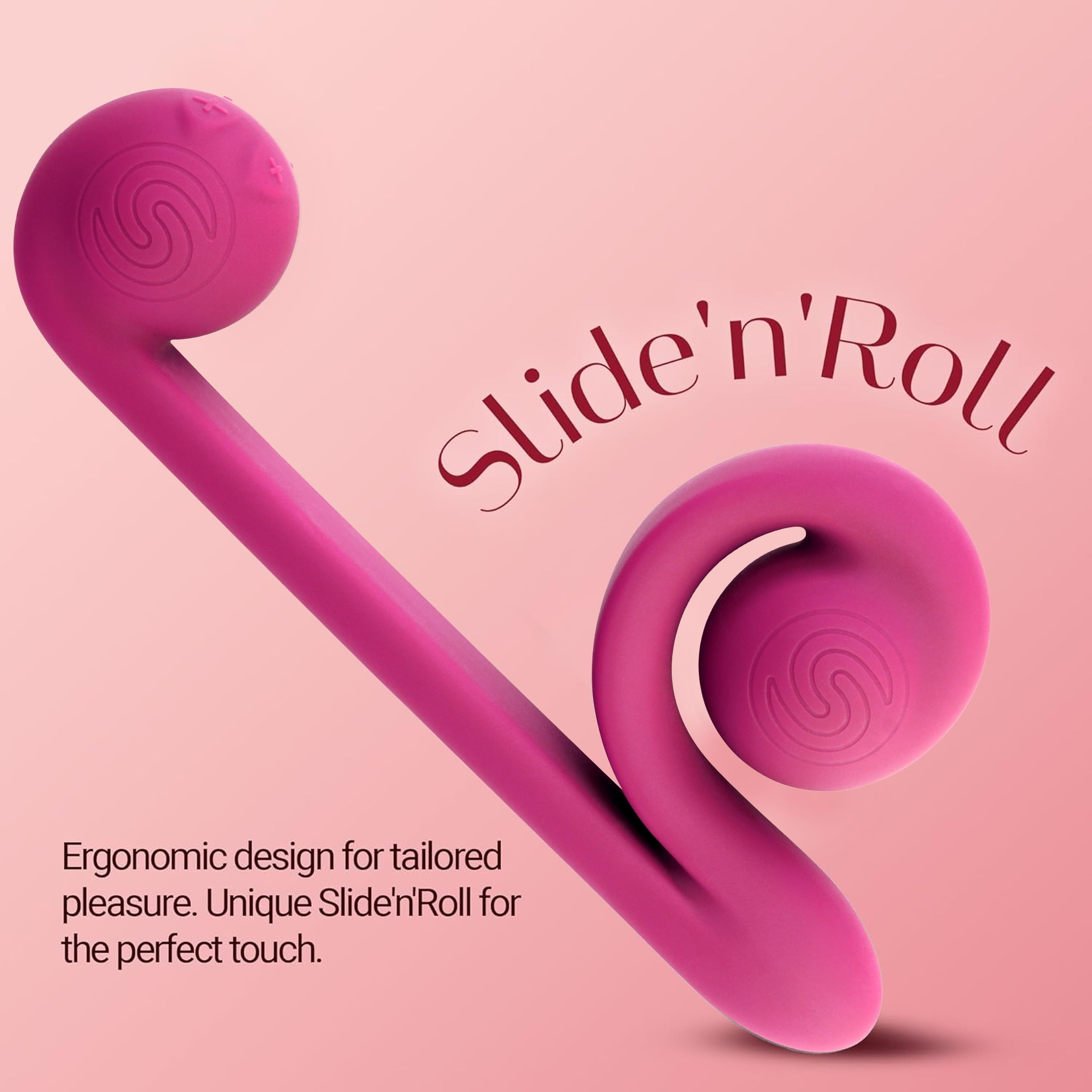 Rechargeable G-Spot Vibrator - Waterproof Silicone Adult Toy for Women, Powerful & Quiet Clitoral Stimulator with Ergonomic Angle (Pink) | Perfect for Solo Play, Couples Intimacy & Discreet Pleasure