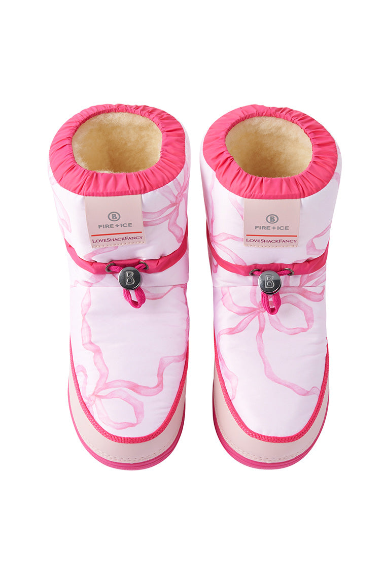 BOGNER FIRE+ICE x LoveShackFancy Girls La Plagne Winter Boots - Waterproof Snow Boots for Girls, Fashionable & Warm - Perfect for Skiing, Snowboarding & Winter Adventures