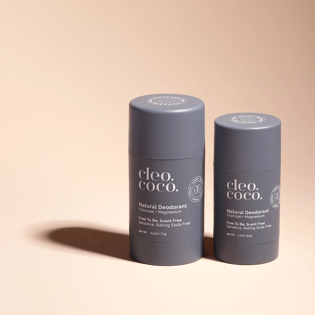 Natural Charcoal & Magnesium Deodorant - Scent Free, Aluminum Free - For Sensitive Skin & Active Lifestyle