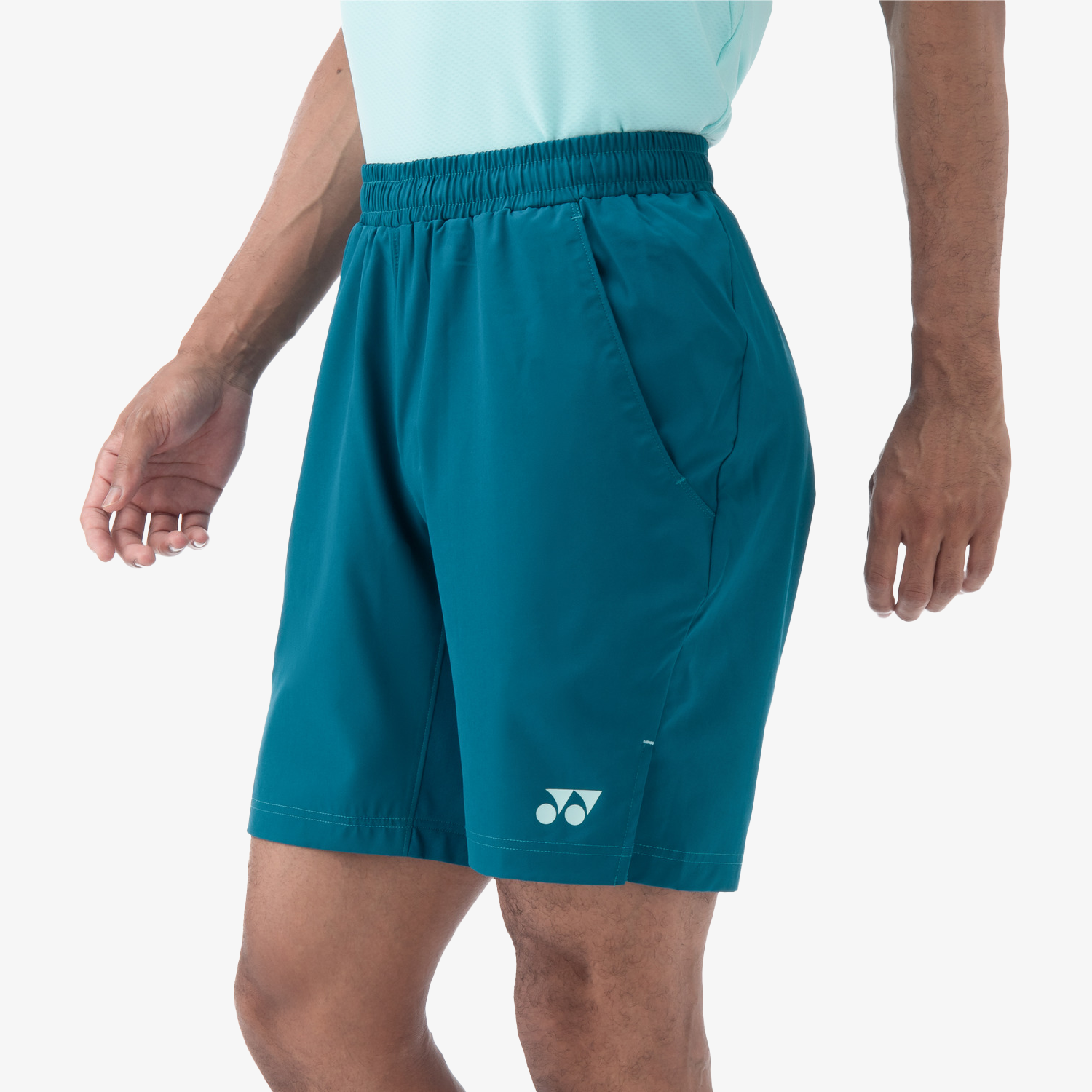 Yonex Men's Tennis Shorts 15161 - Breathable Quick-Dry Athletic Shorts for Running & Training (Blue Green) | Perfect for Gym, Workout & Casual Wear