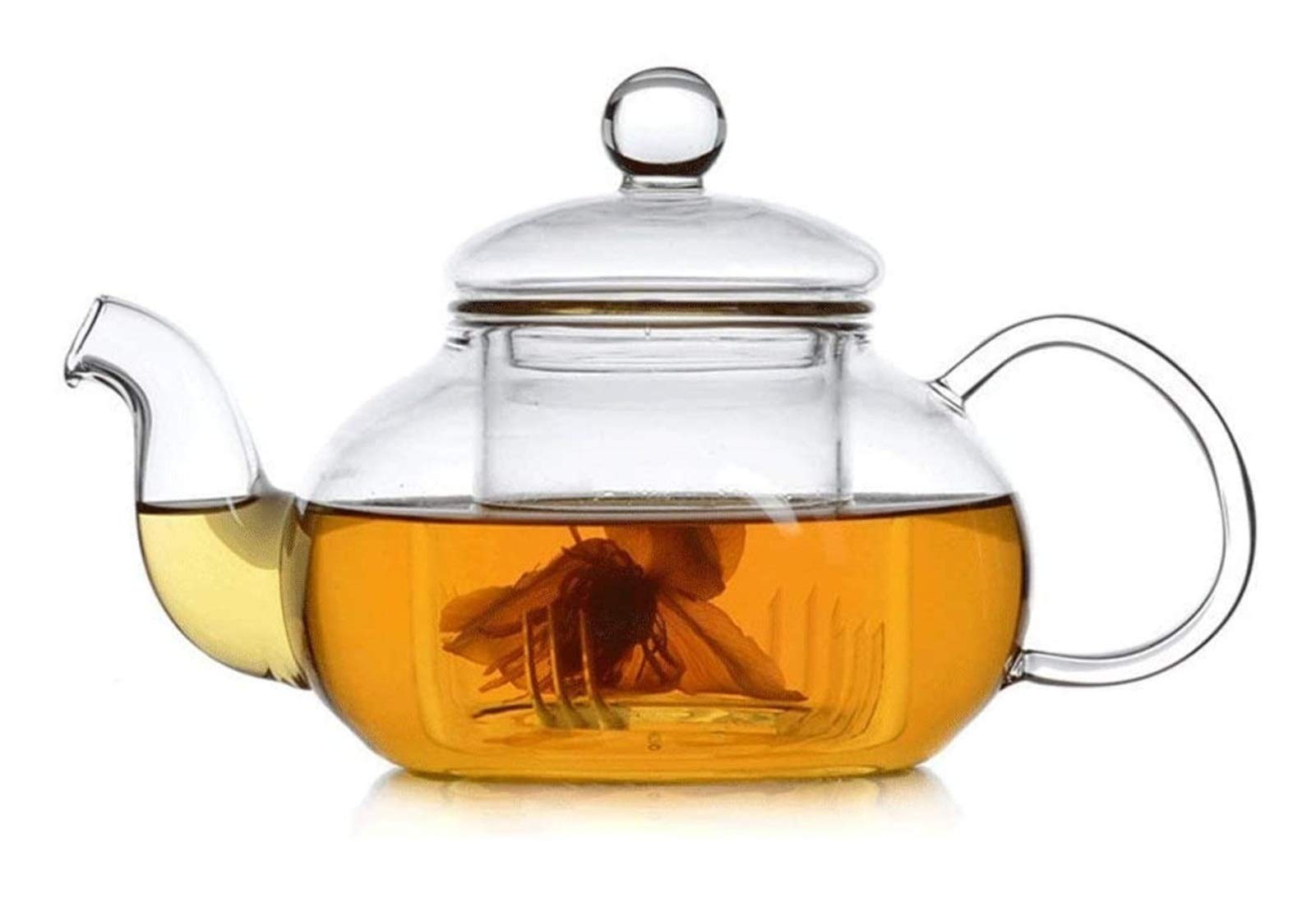 Premium 250ml Glass Teapot with Infuser - Heat Resistant Small Tea Pot for Loose Leaf Tea - Perfect for Home, Office & Tea Ceremonies
