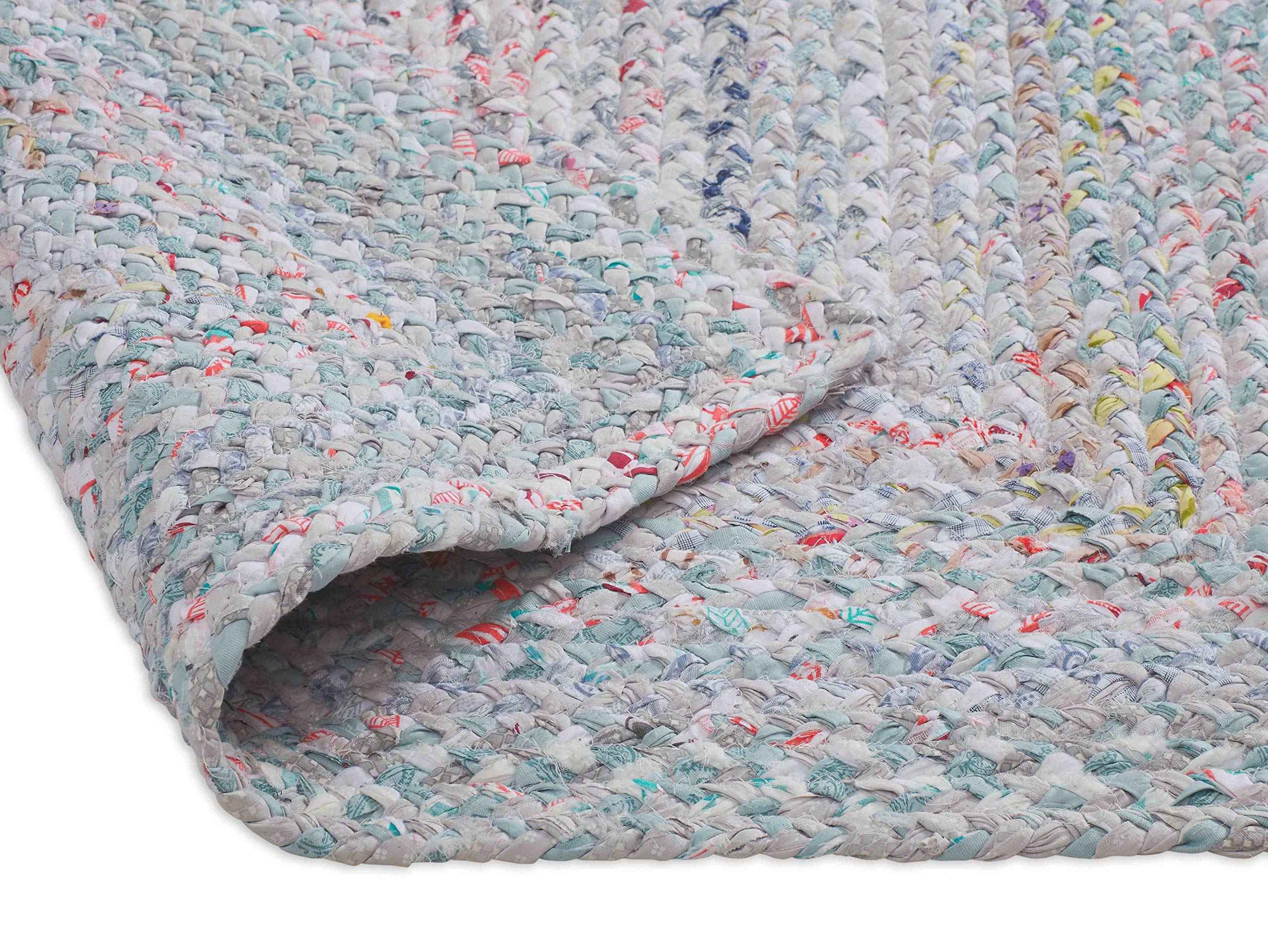 Pastel Chesapeake Accent Rug 24x60 Inches - Soft Non-Slip Runner for Hallway, Bedroom & Living Room Decor