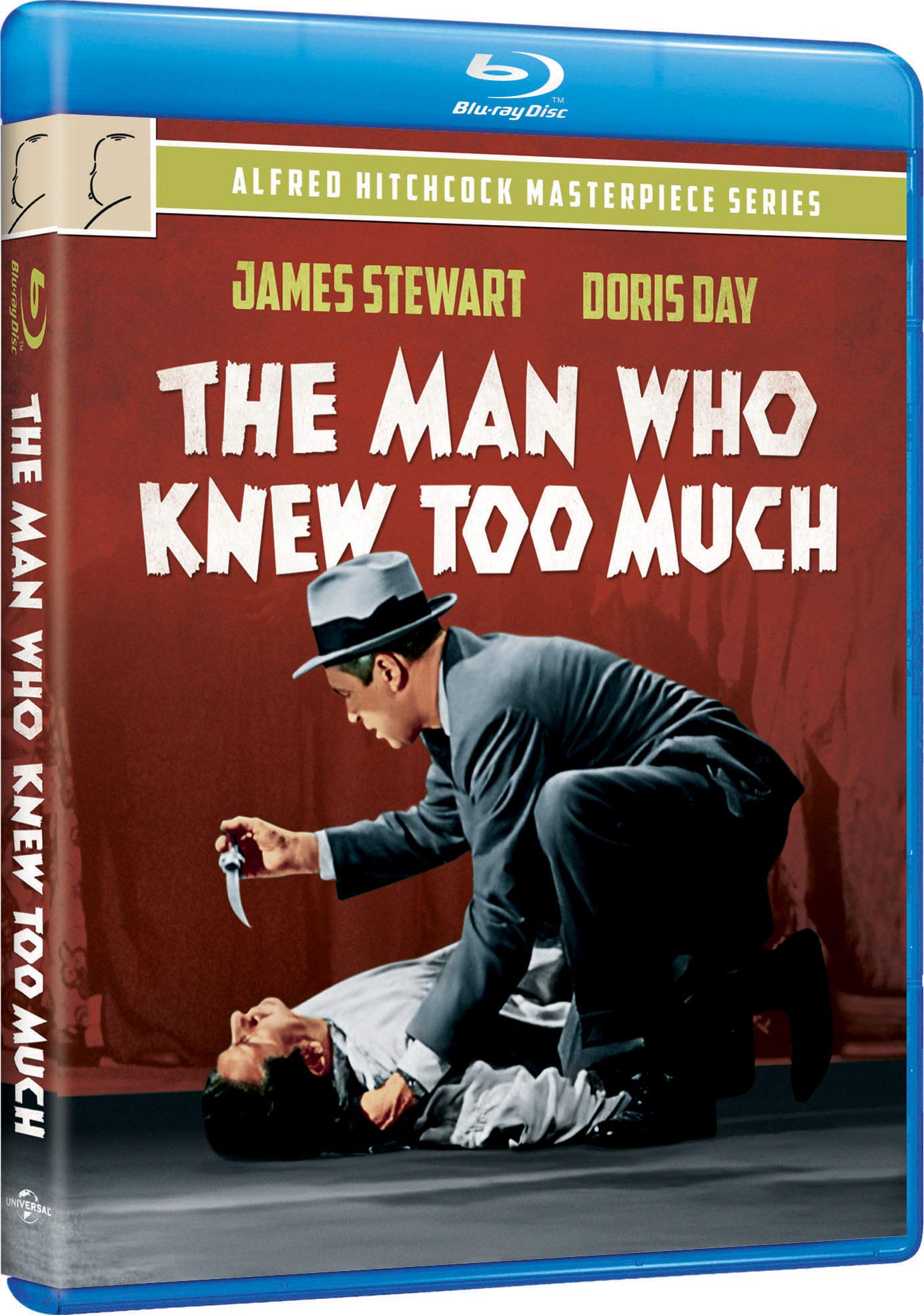 The Man Who Knew Too Much Blu-ray | Alfred Hitchcock Classic Thriller Movie | Perfect for Movie Nights & Collector's Editions