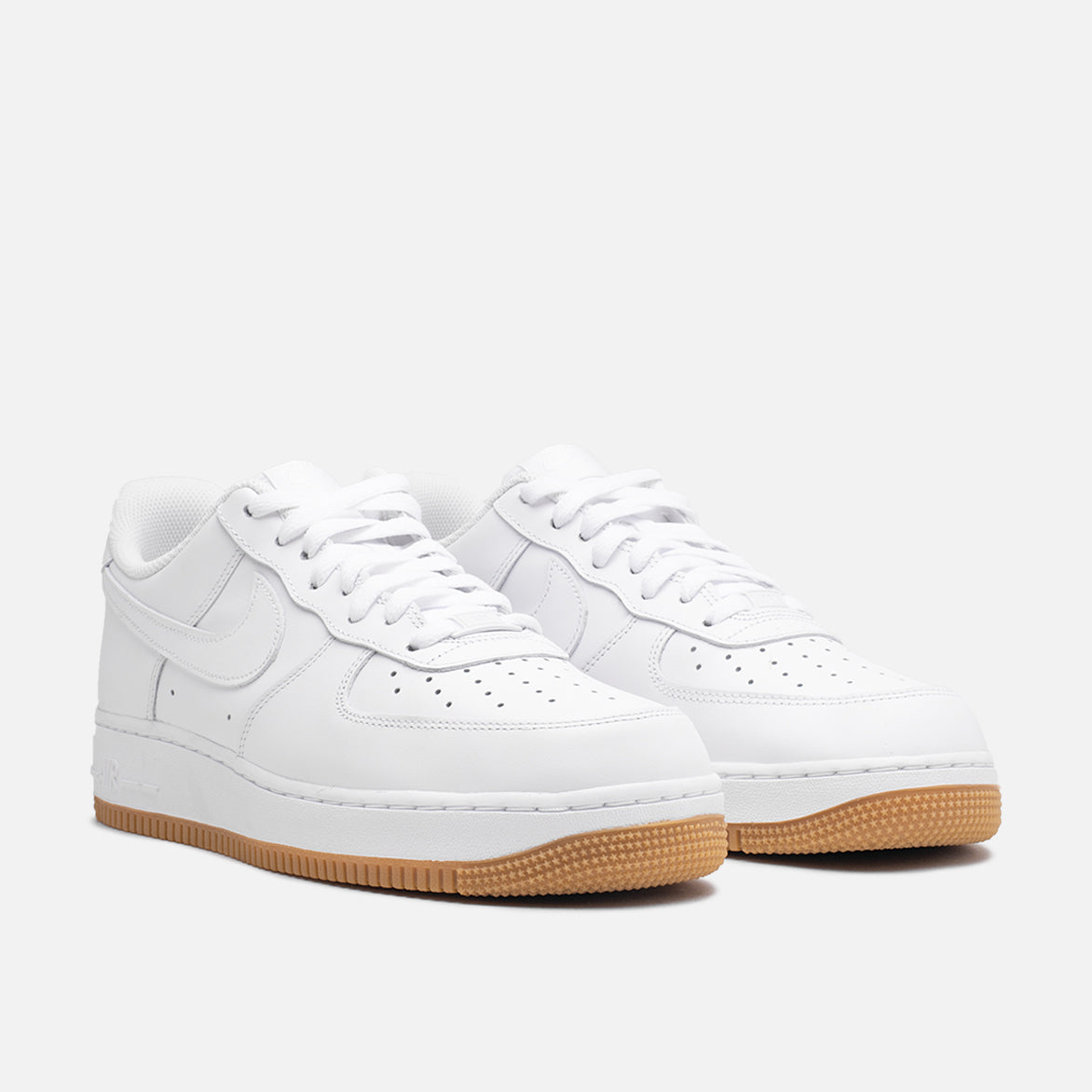 Nike Air Force 1 '07 White Gum Light Brown Sole Sneakers - Casual Wear, Street Fashion & Everyday Comfort Shoes for Men & Women