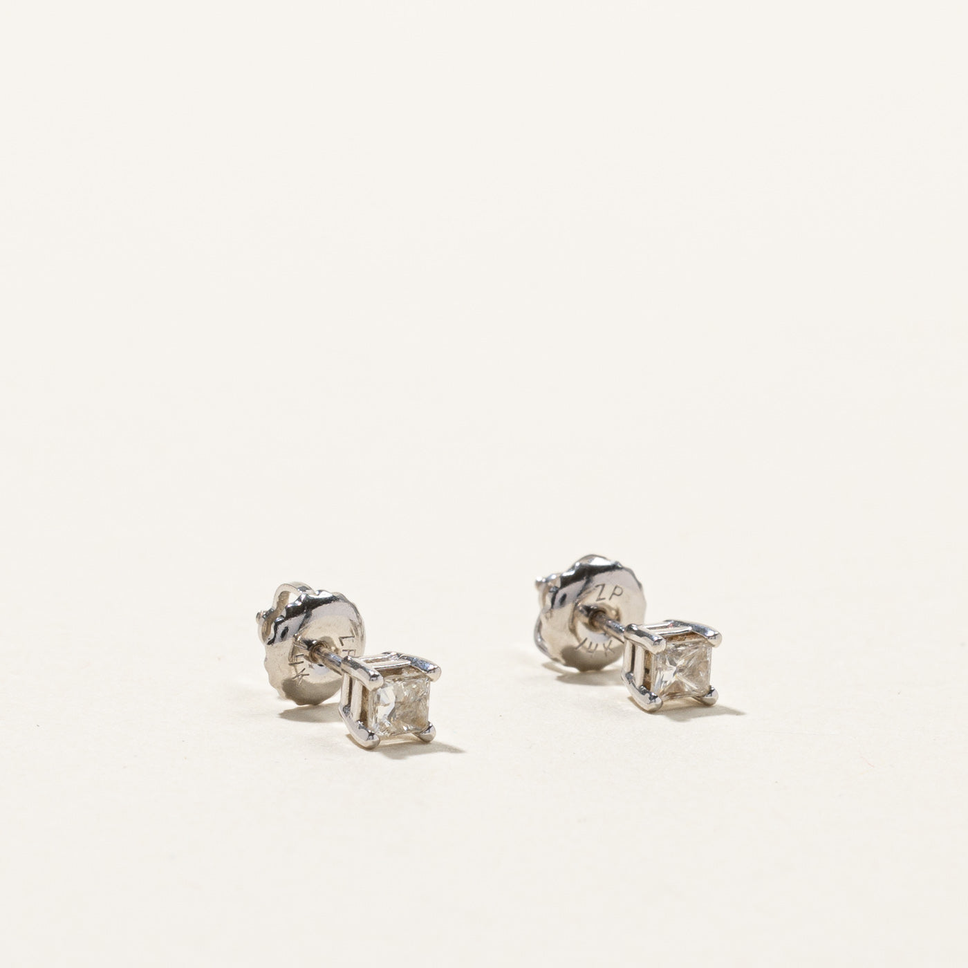 0.28ctw Princess Cut Diamond Stud Earrings for Women - Elegant & Sparkling Jewelry Gift for Weddings, Anniversaries & Special Occasions