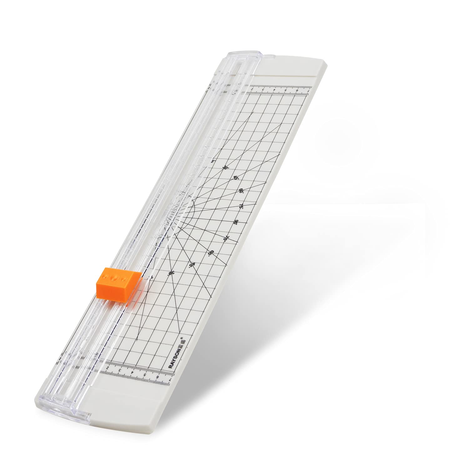 Rayson RC4000W-US 12 Inch A4 Paper Cutter Trimmer - Precision Cutting Tool for Coupons, Craft Paper, Photos & Scrapbooking (White) | Perfect for Office, School, Home DIY Projects & Crafting
