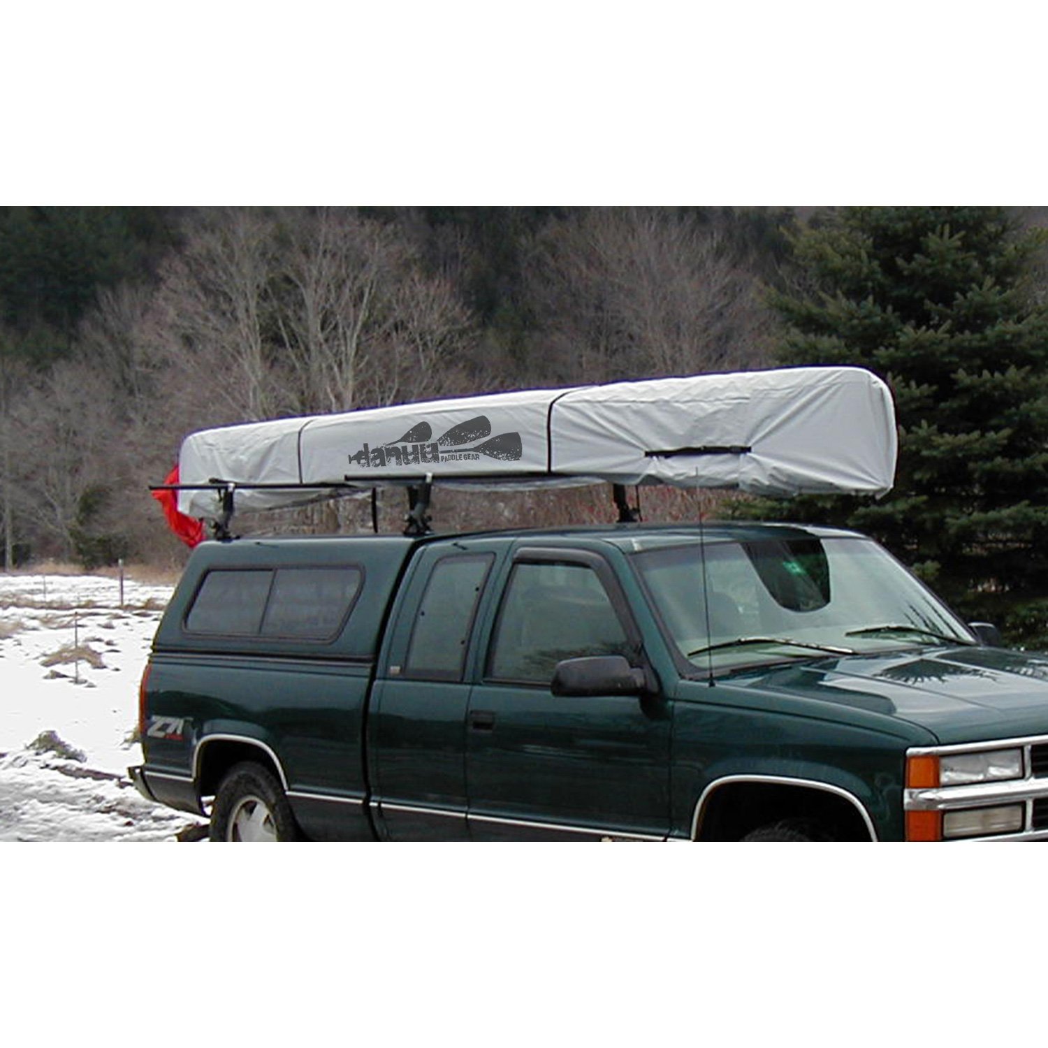 132 in. White Skipper Canoe Cover - Heavy-Duty Waterproof Protection for Kayaks & Canoes - Perfect for Outdoor Storage & Travel