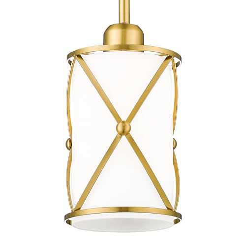 Gold, Milk White Glass