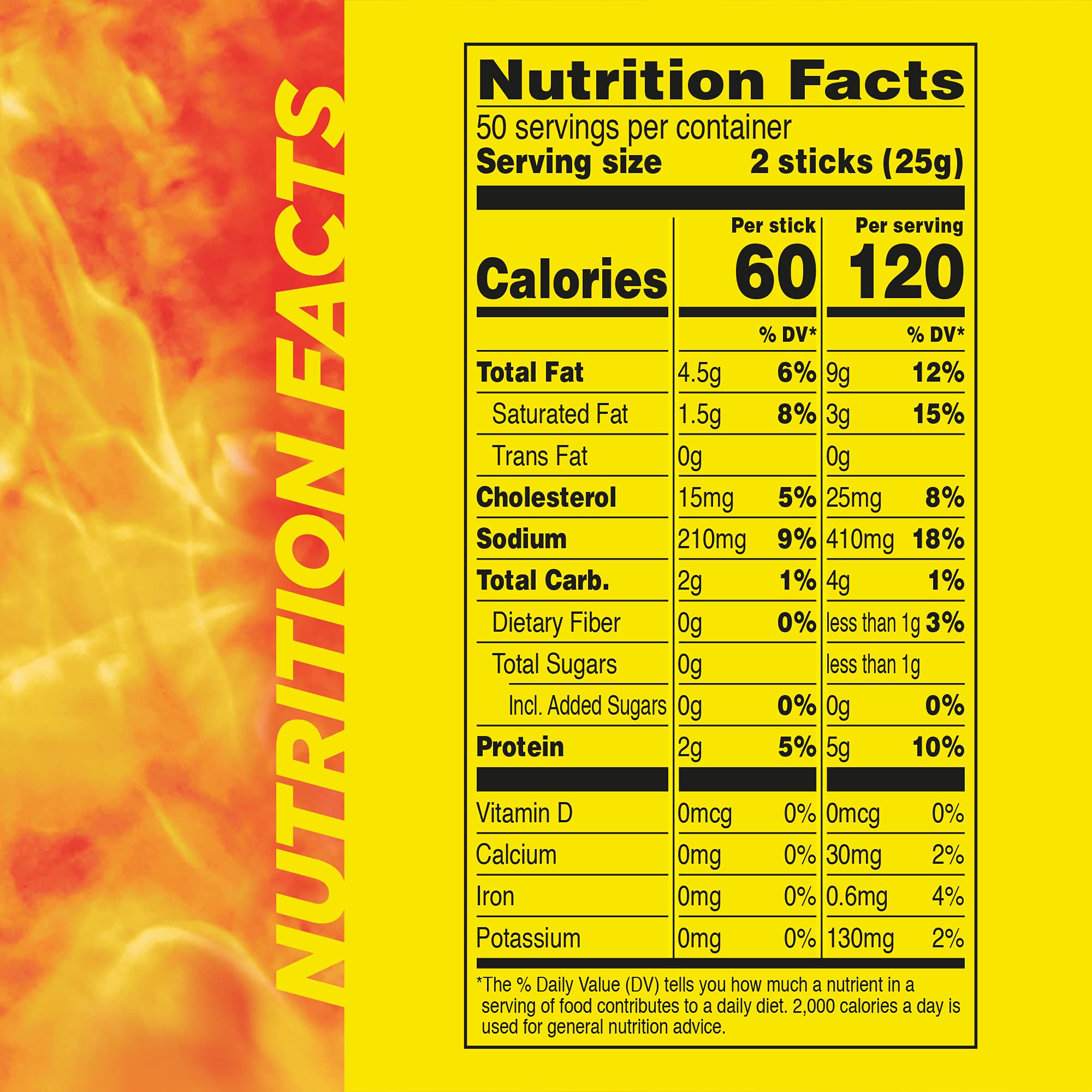 Slim Jim Original Smoked Meat Sticks - High Protein Snack (2g Protein Per Stick) - 0.44 oz. (100 Count) - Perfect for On-the-Go, Lunch Boxes, Camping & Road Trips