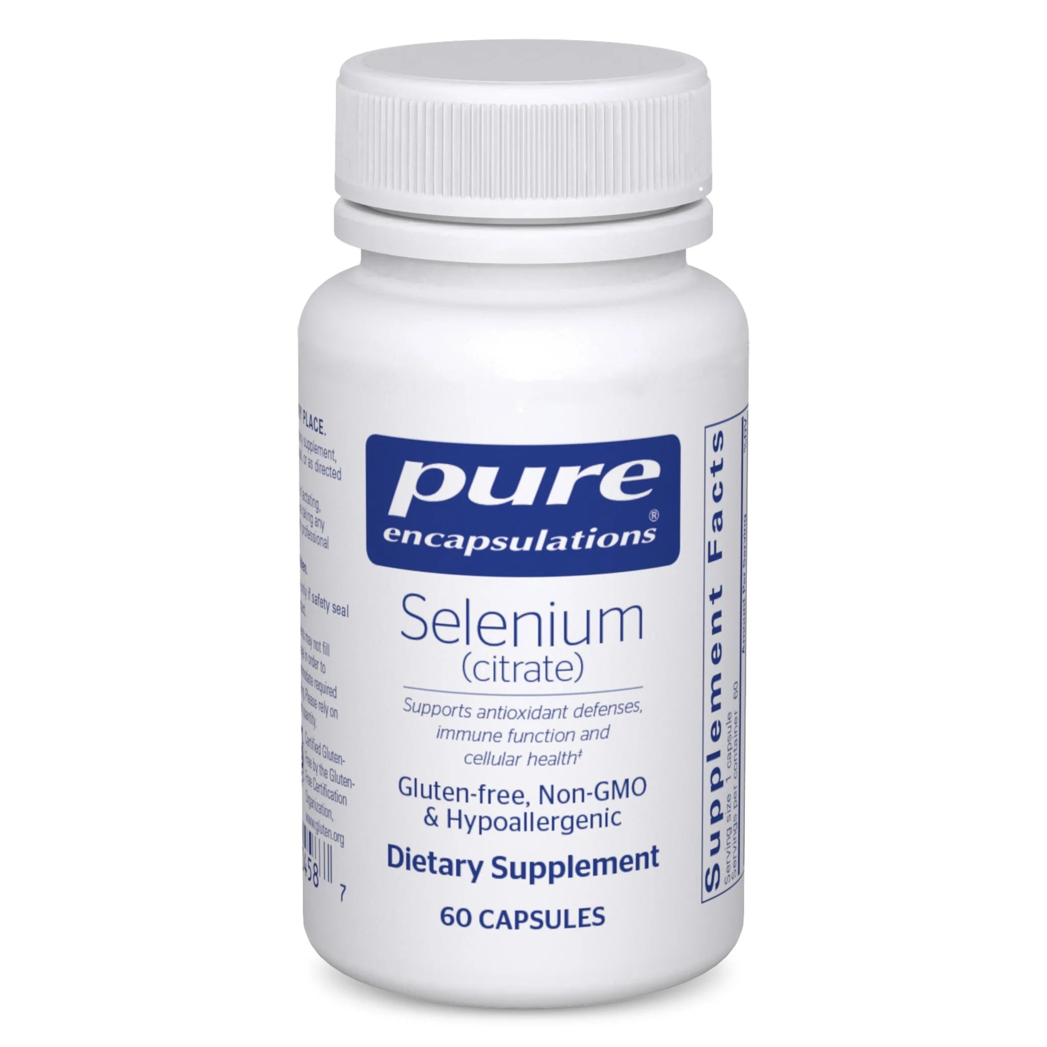 Premium Selenium Citrate Supplement - 200mcg High Absorption Capsules for Immune Support & Thyroid Health | Antioxidant Boost for Men & Women | Daily Wellness & Detox Aid