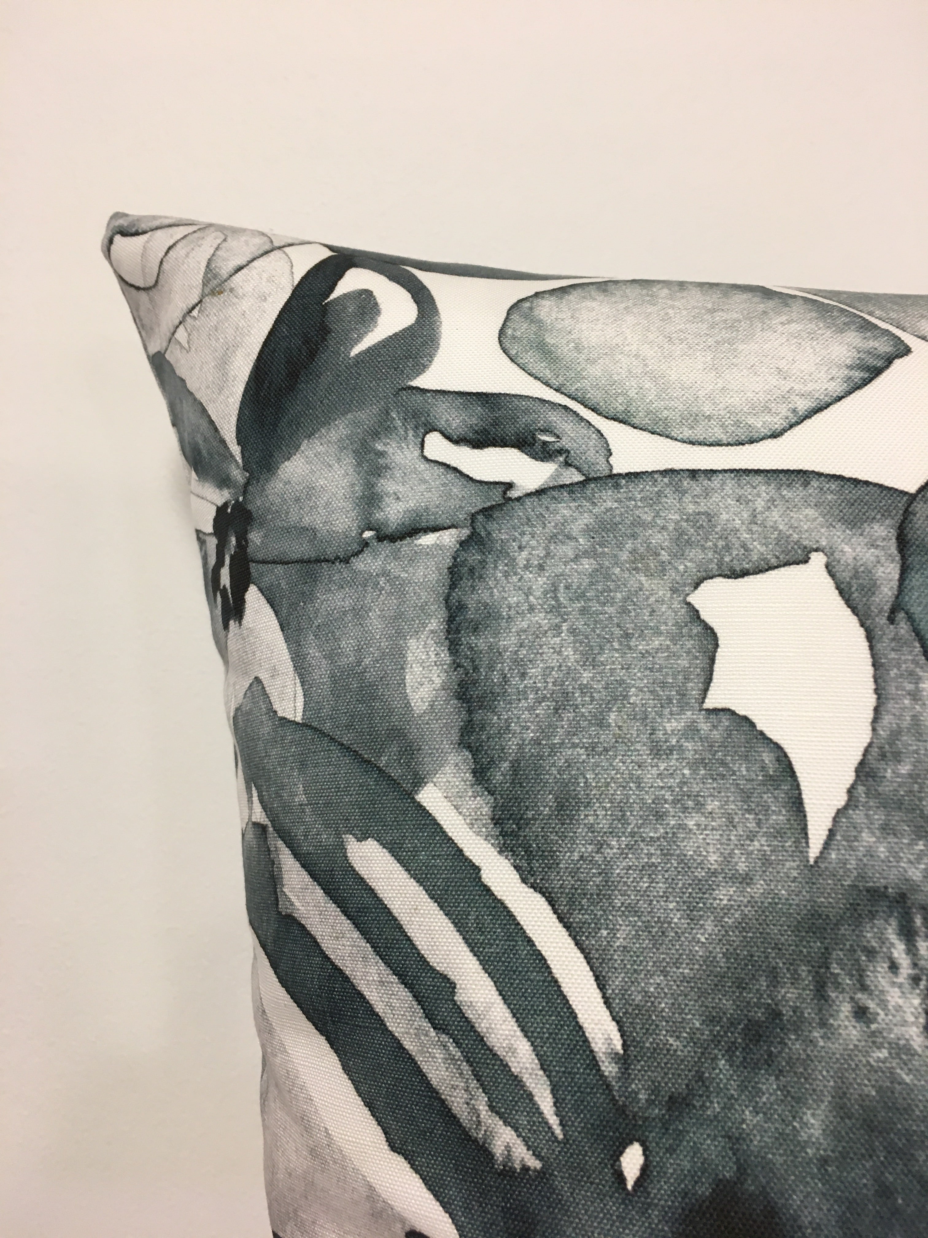 25x25 Watercolor Floral Euro Pillow Cover - Decorative Cushion for Sofa, Bed, Living Room & Home Decor