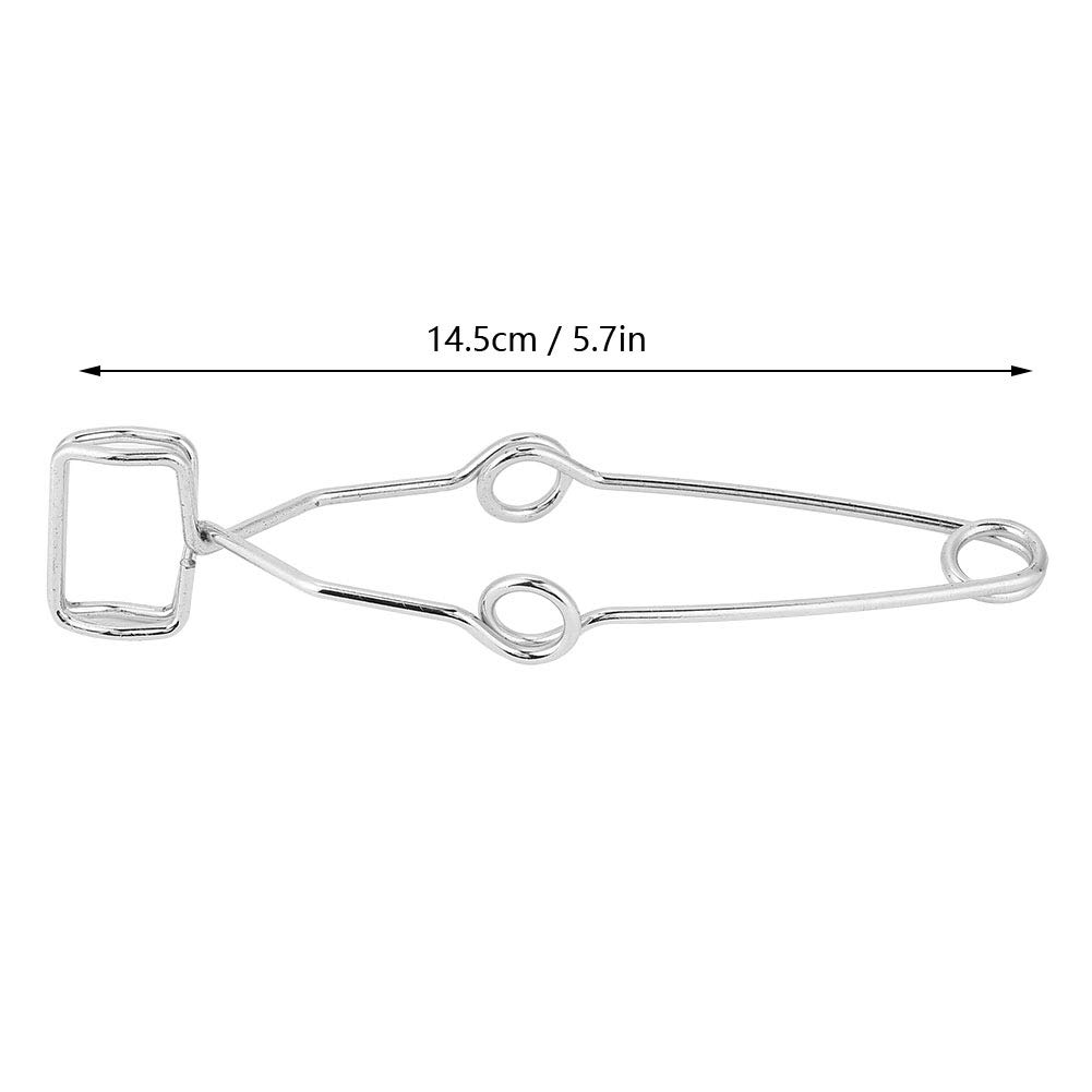 Premium Steel Test Tube Clamp - Durable & Rust-Resistant for School Labs, Science Experiments & Chemistry Classrooms | High-Quality Laboratory Equipment