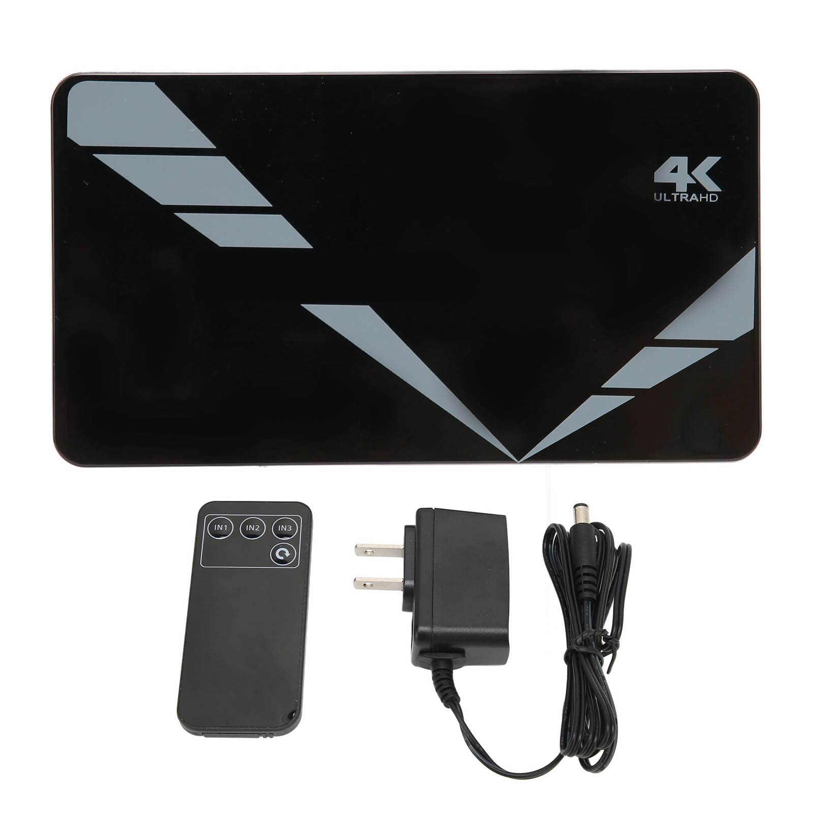 ASHATA 4K HDMI Switch 3 in 1 Out - 4K@60Hz HD Multimedia Interface Switcher for TV, PC, Gaming Console - Plug & Play with AC 100-240V - Perfect for Home Theater, Office Setup & Multi-Device Streaming