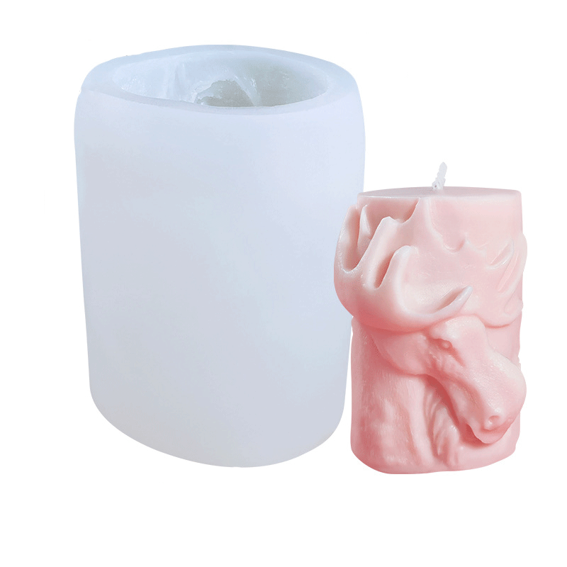 Animal Shaped Silicone Candle Molds - 4.3 Inch Height (110mm) for DIY Candles, Soap Making, Wax Melts - Perfect for Home Decor, Wedding Favors, and Craft Projects