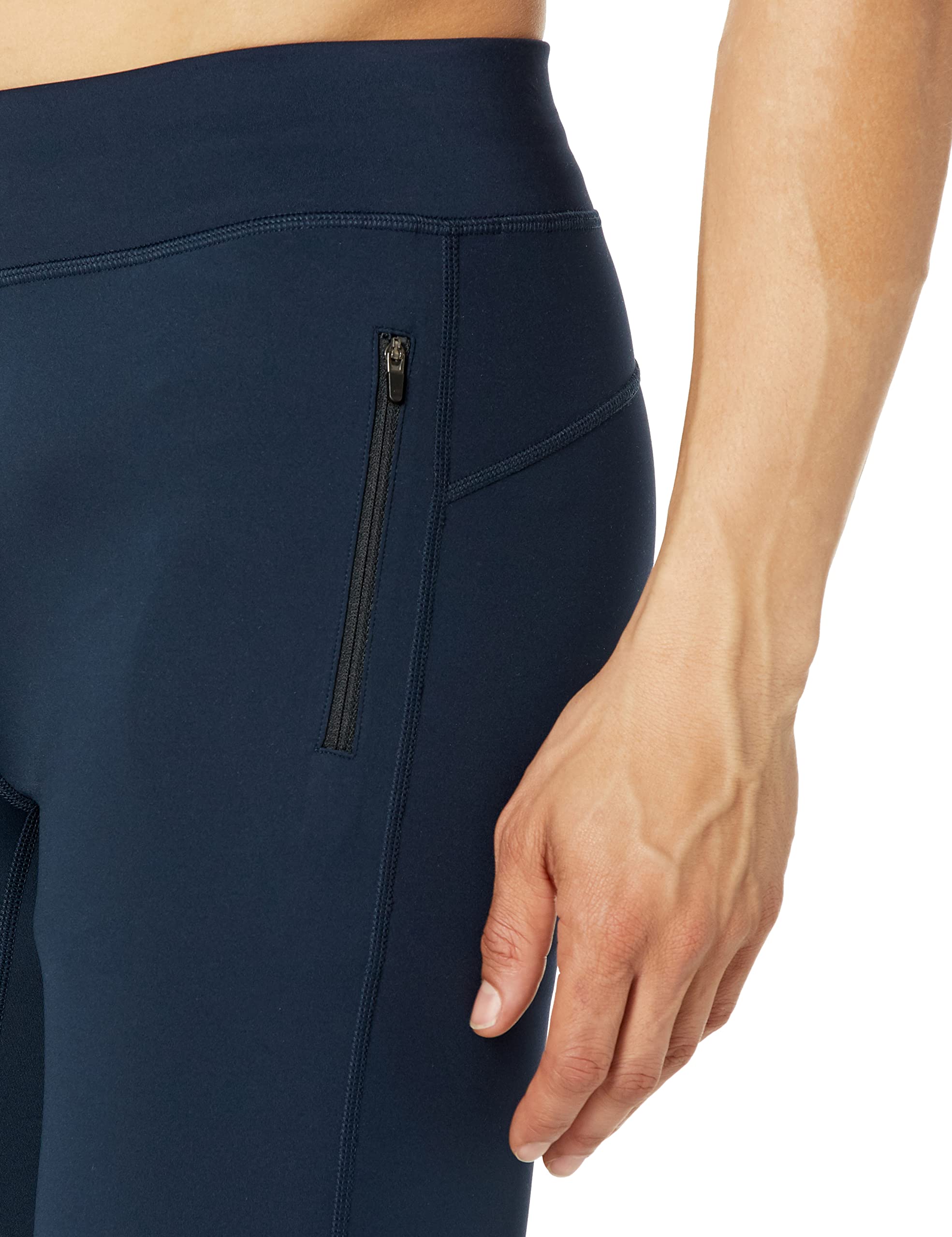 Amazon Essentials Men's Active Sculpt Tight Workout Pants - Comfortable Stretch Yoga Tights for Gym, Running & Fitness Training