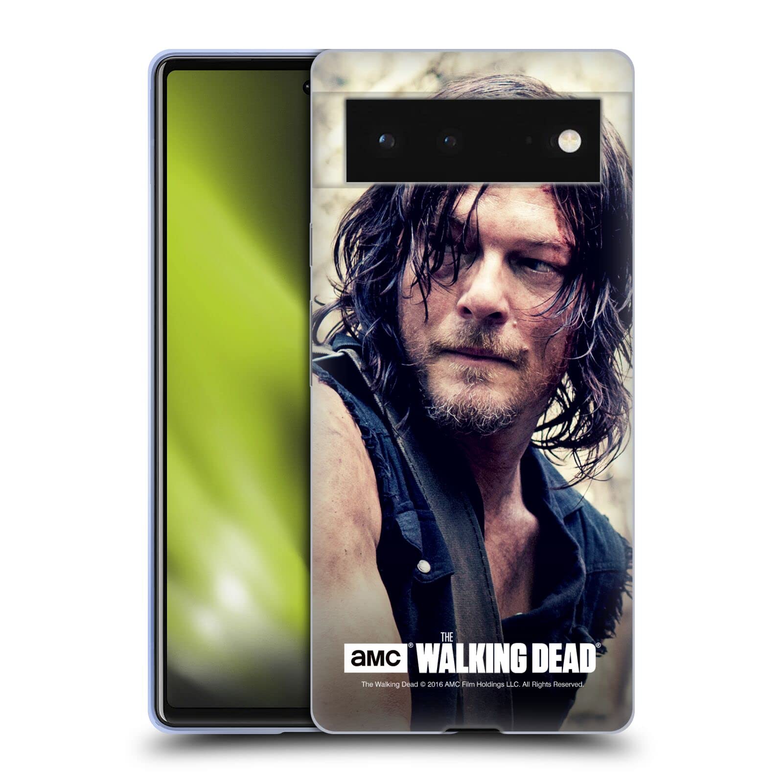 Walking Dead Daryl Dixon Soft Gel Case for Google Pixel 6 - TV Show Fan Gift