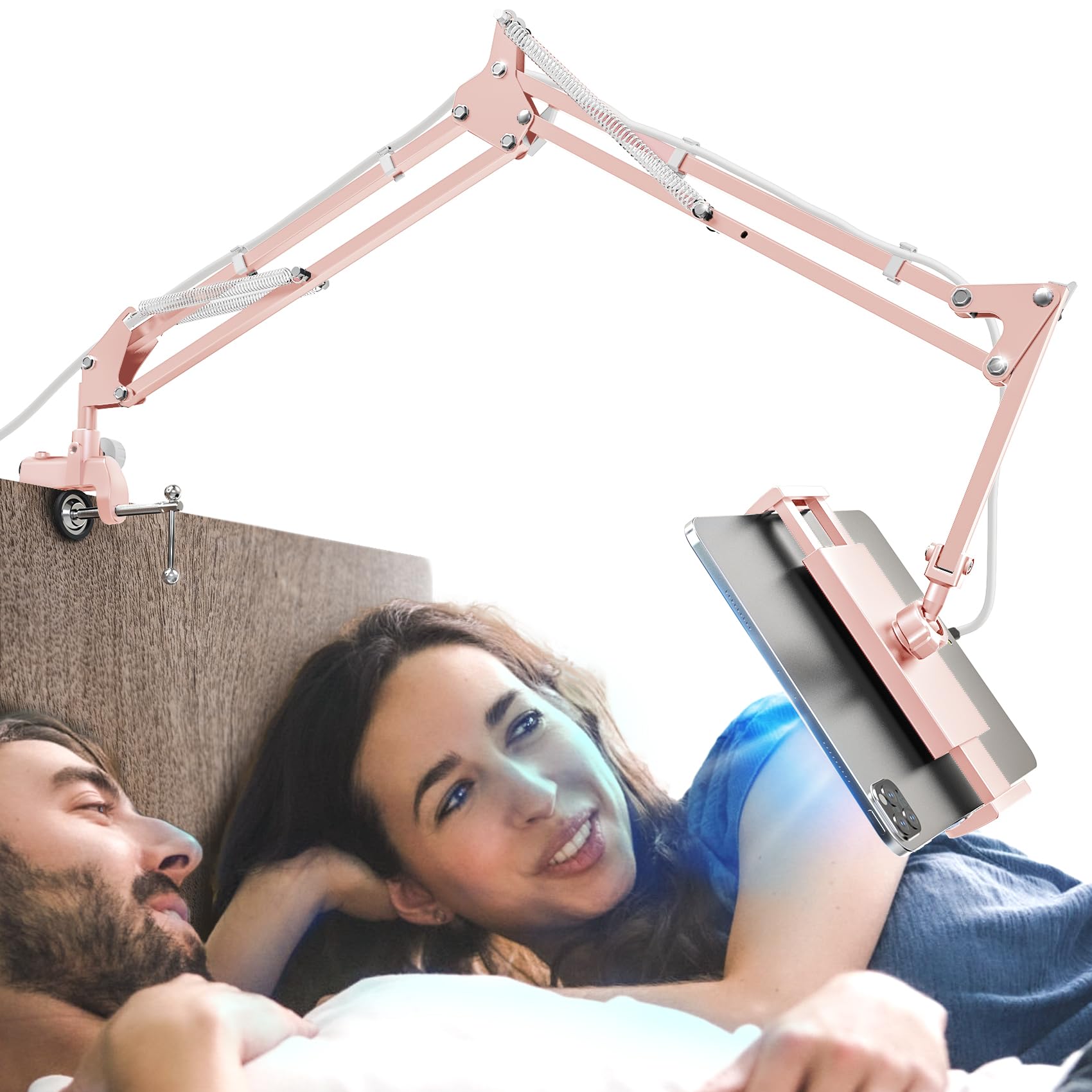 Foldable Tablet Stand Holder with 360° Rotation - Adjustable Phone & iPad Mount for Bed, Desk, or Travel - Universal Compatible with iPad Pro, iPhone X, Nintendo Switch & 4.5-13.5